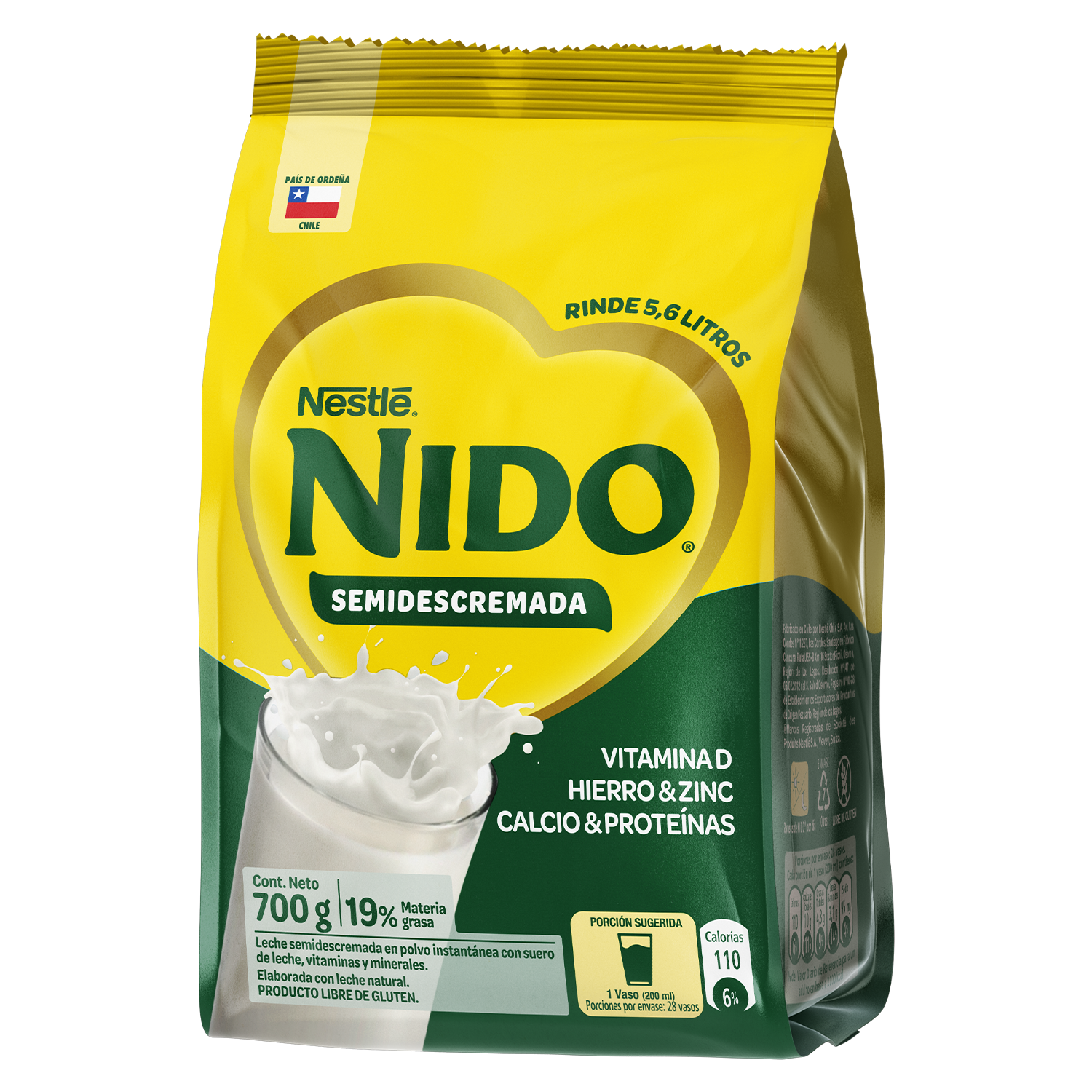 Leche en Polvo NIDO® Semidescremada 