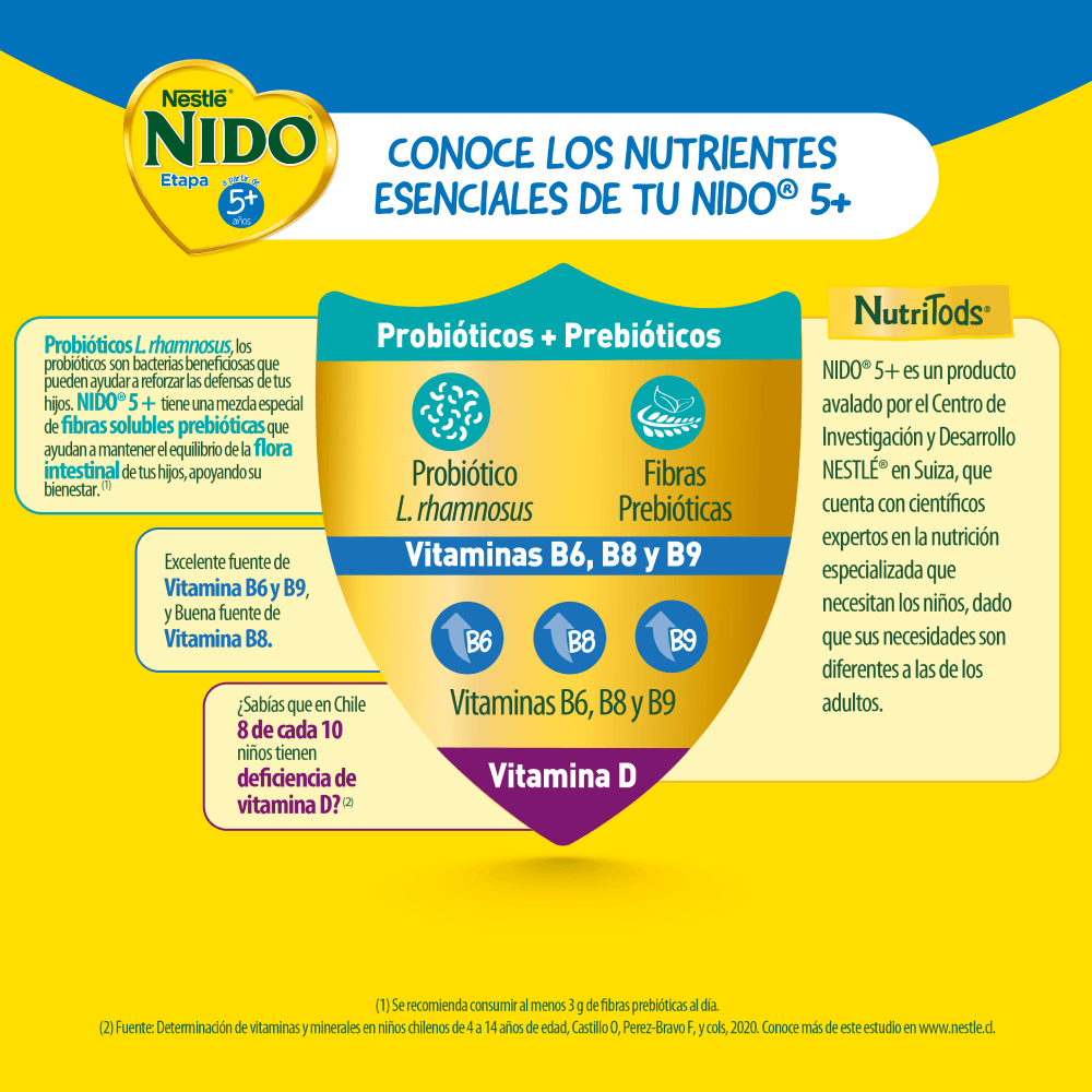 Leche en Polvo NIDO® 5+