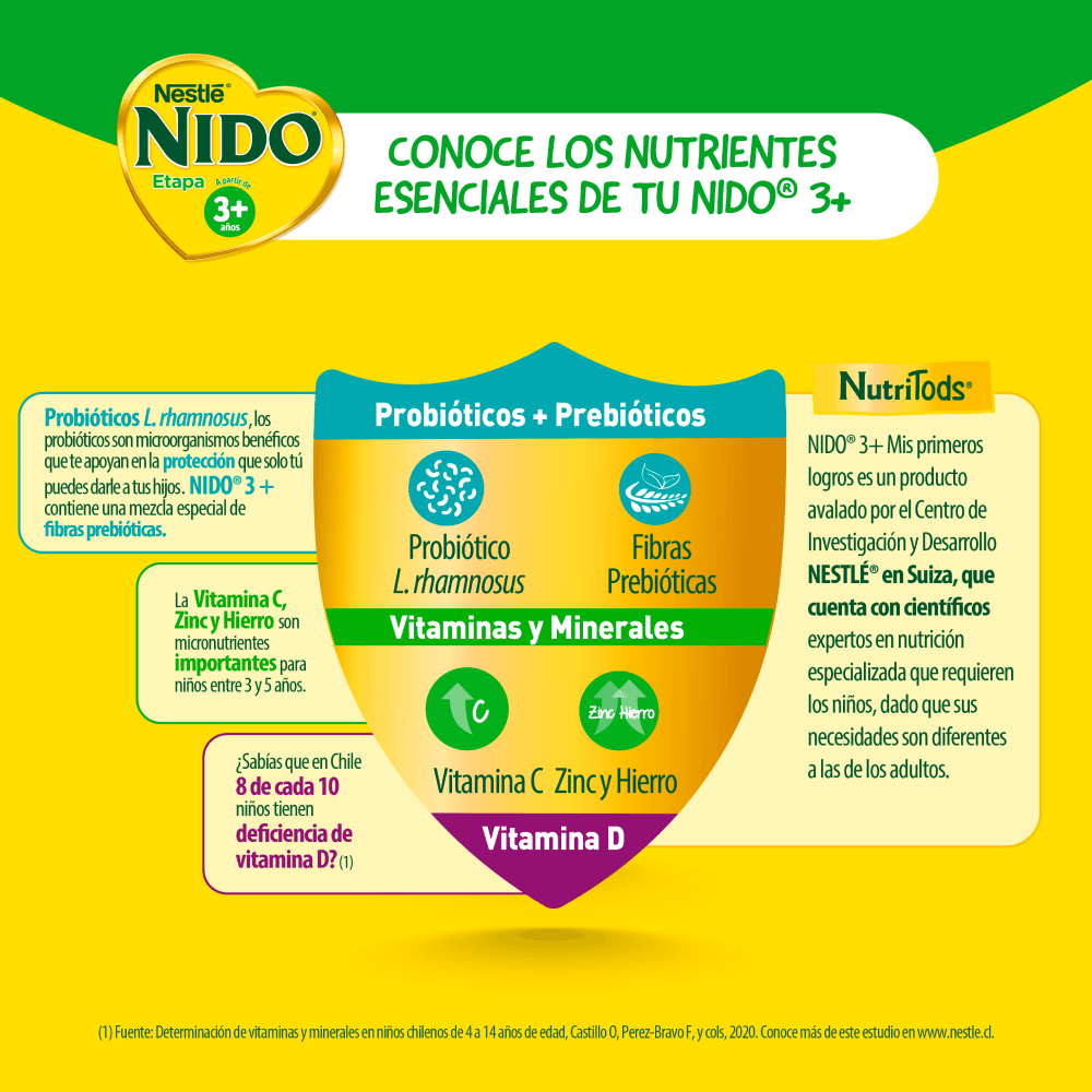 Leche en Polvo NIDO® 3+