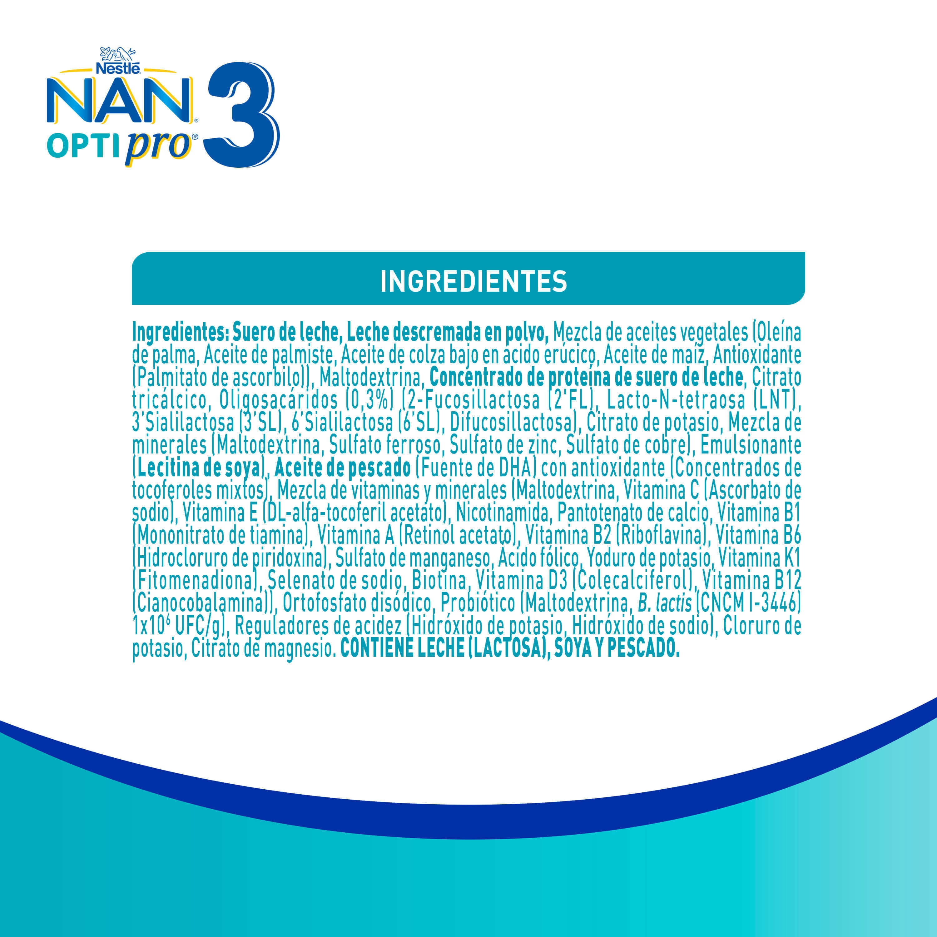 Fórmula Infantil NAN® 3 OPTIPRO® 800g