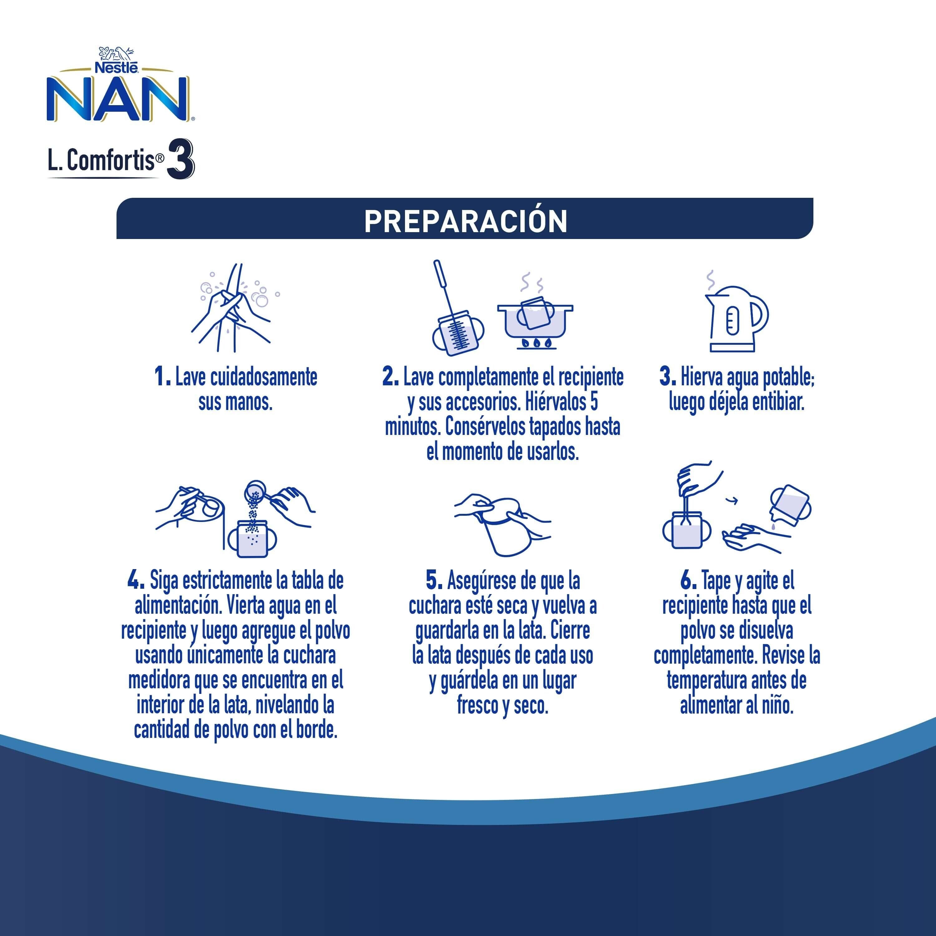 Fórmula Infantil NAN® 3 L Comfortis 800g