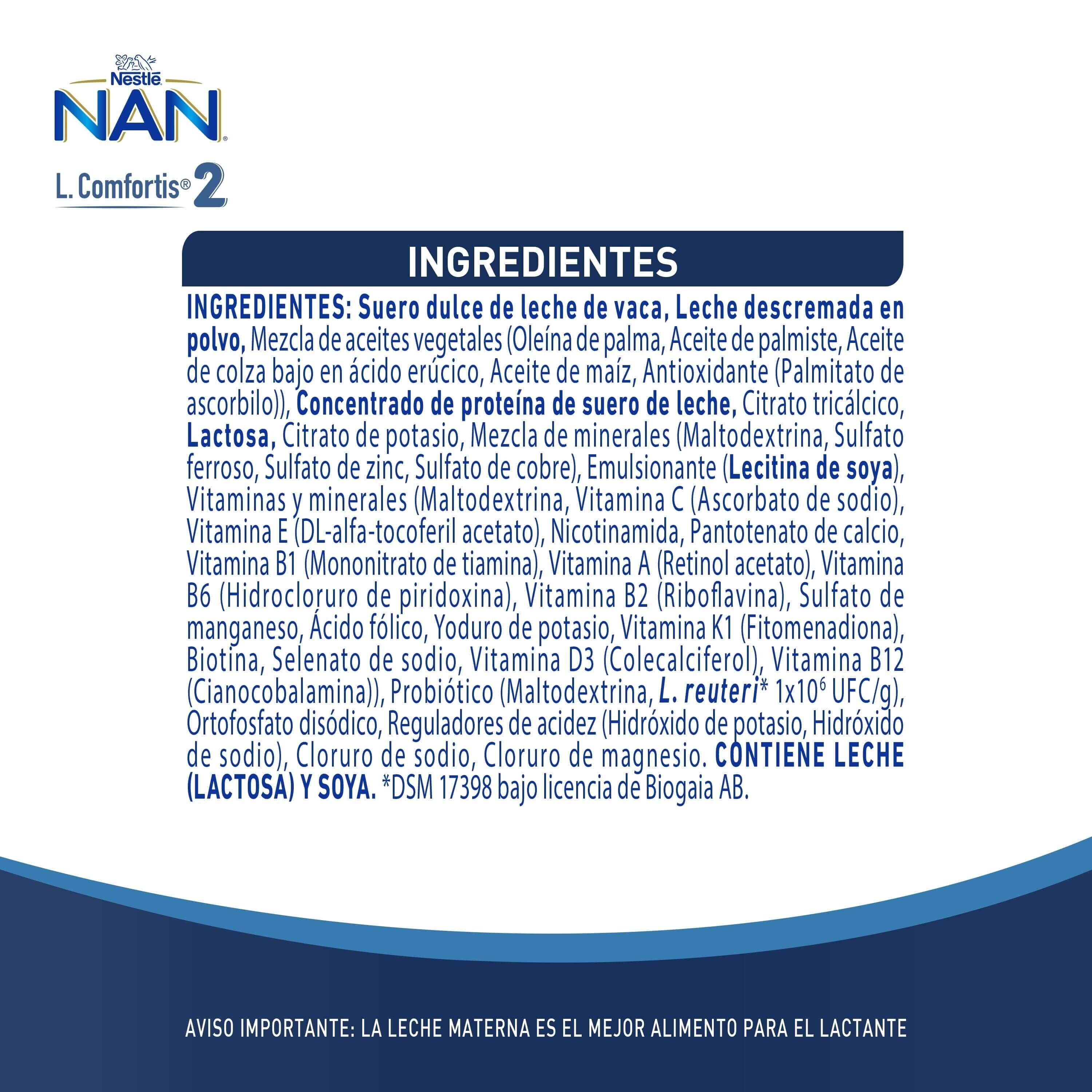 Fórmula Infantil NAN® 2 L Comfortis 800g