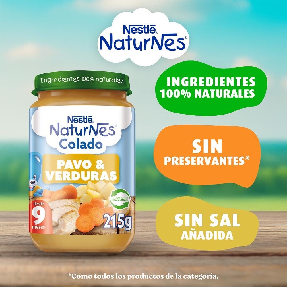Colado Naturnes Pavo y Verduras 215g