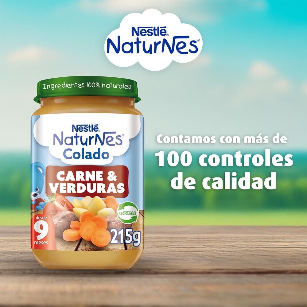 Colado Naturnes Carne y Verduras 215g