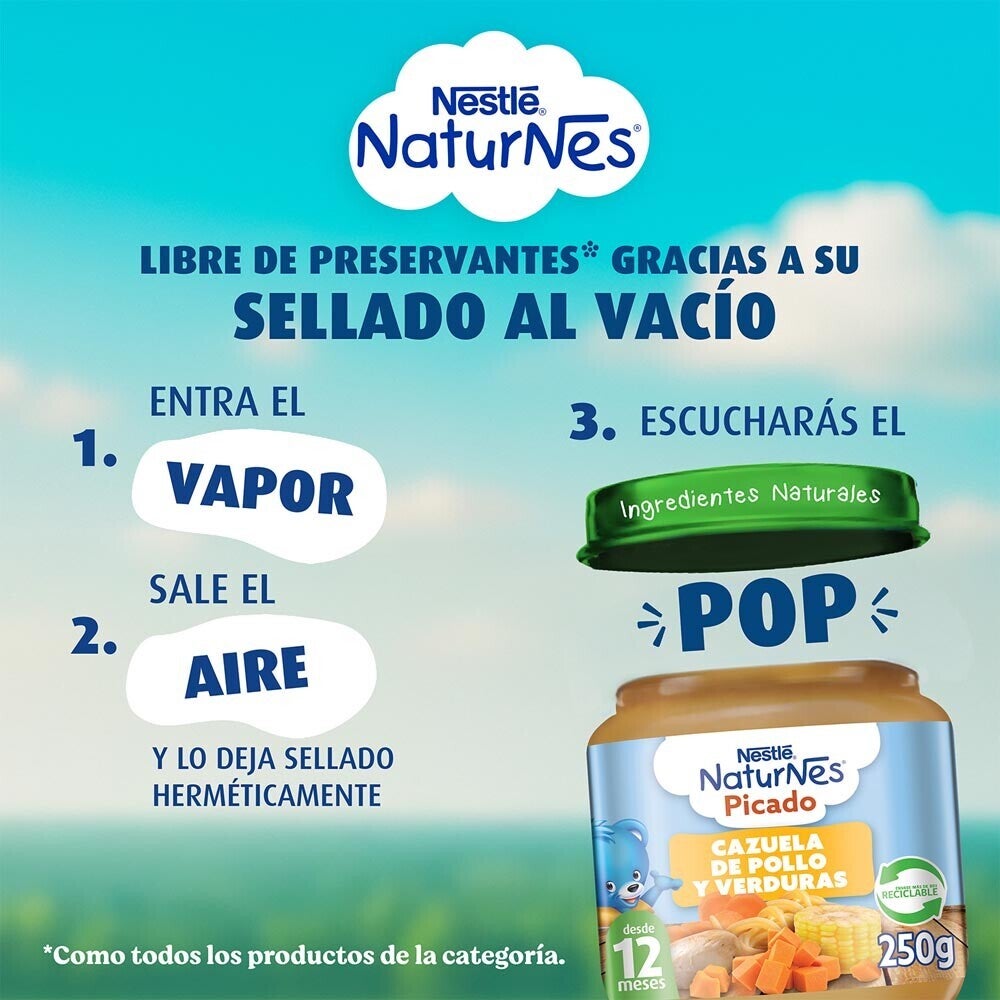 Picado Naturnes Cazuela de Ave 250g