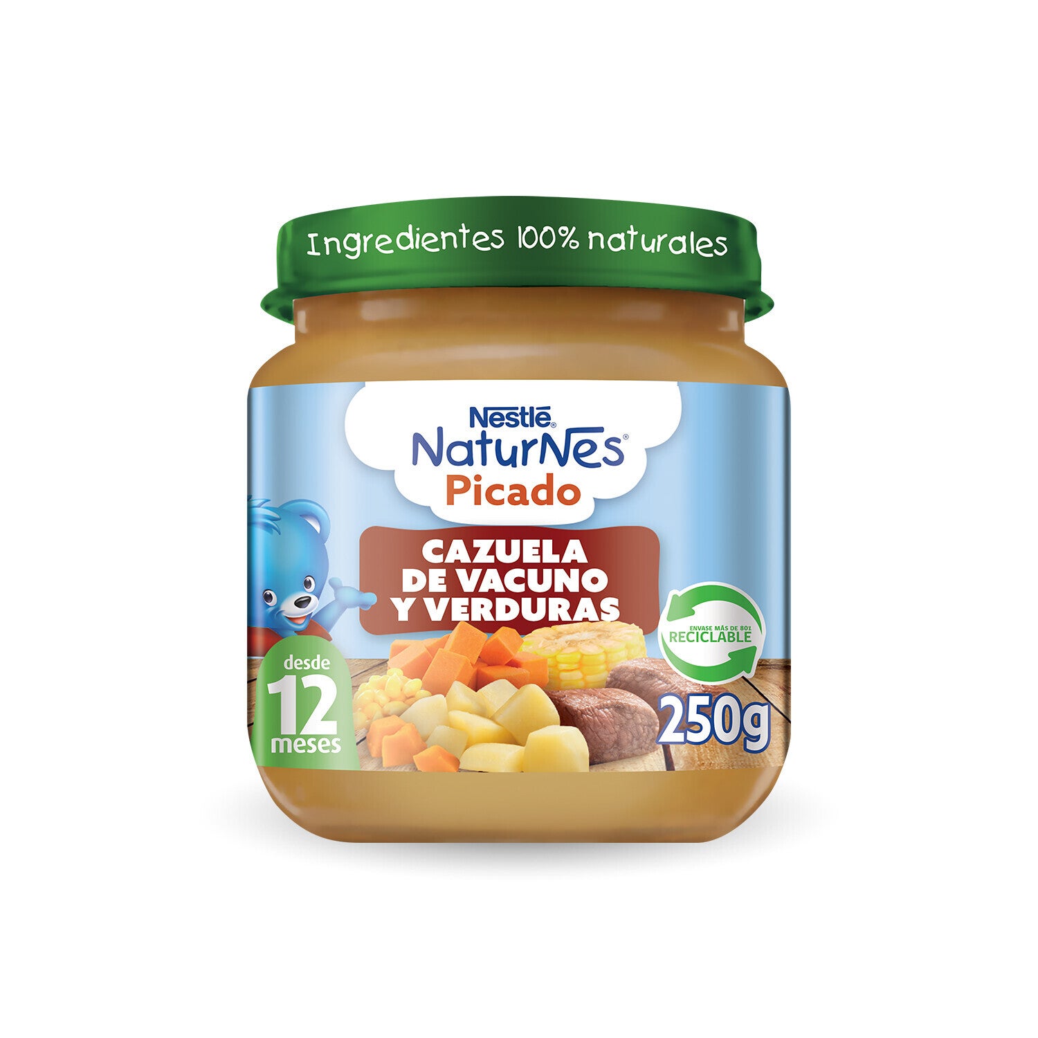 Picado Naturnes Cazuela de Vacuno 250g