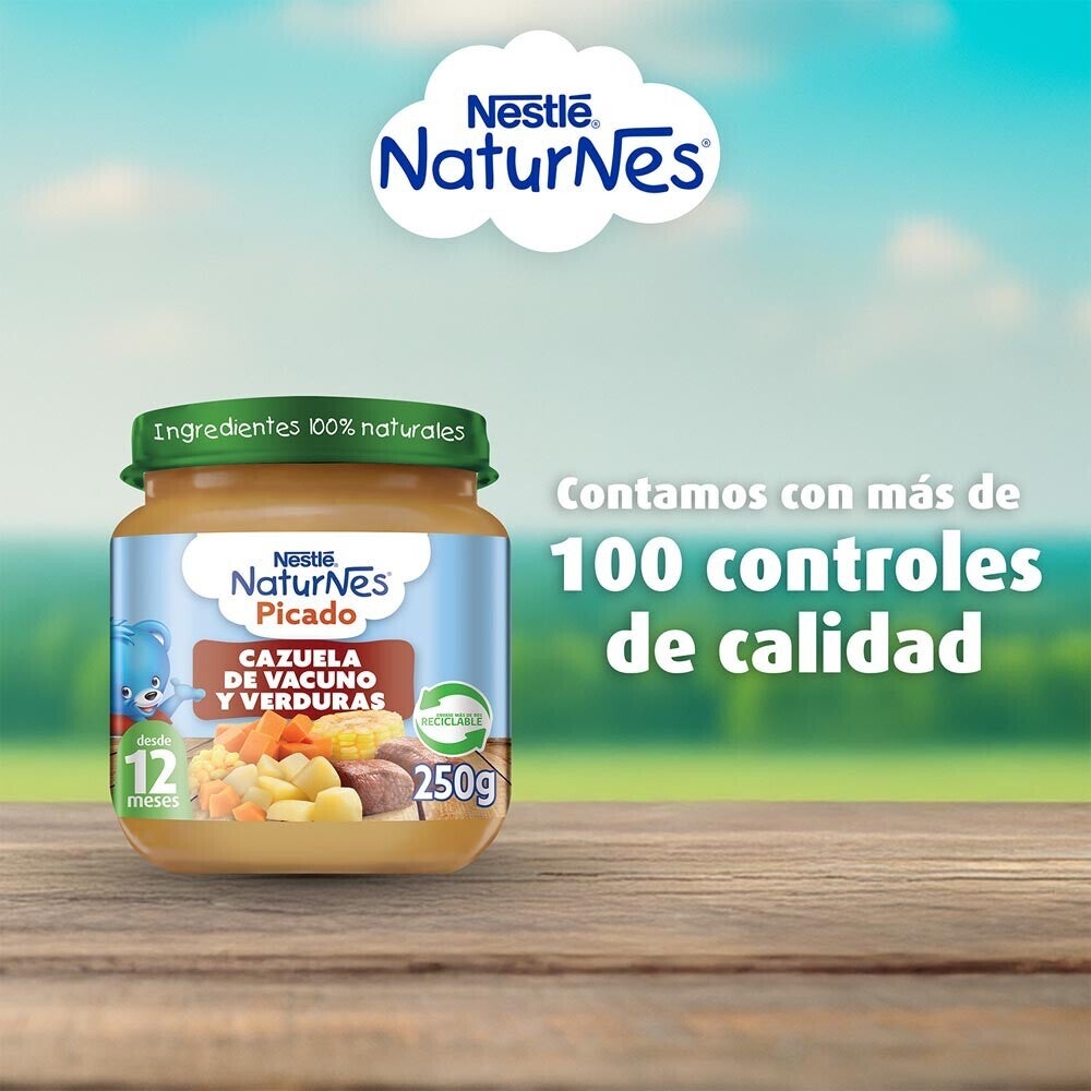 Picado Naturnes Cazuela de Vacuno 250g