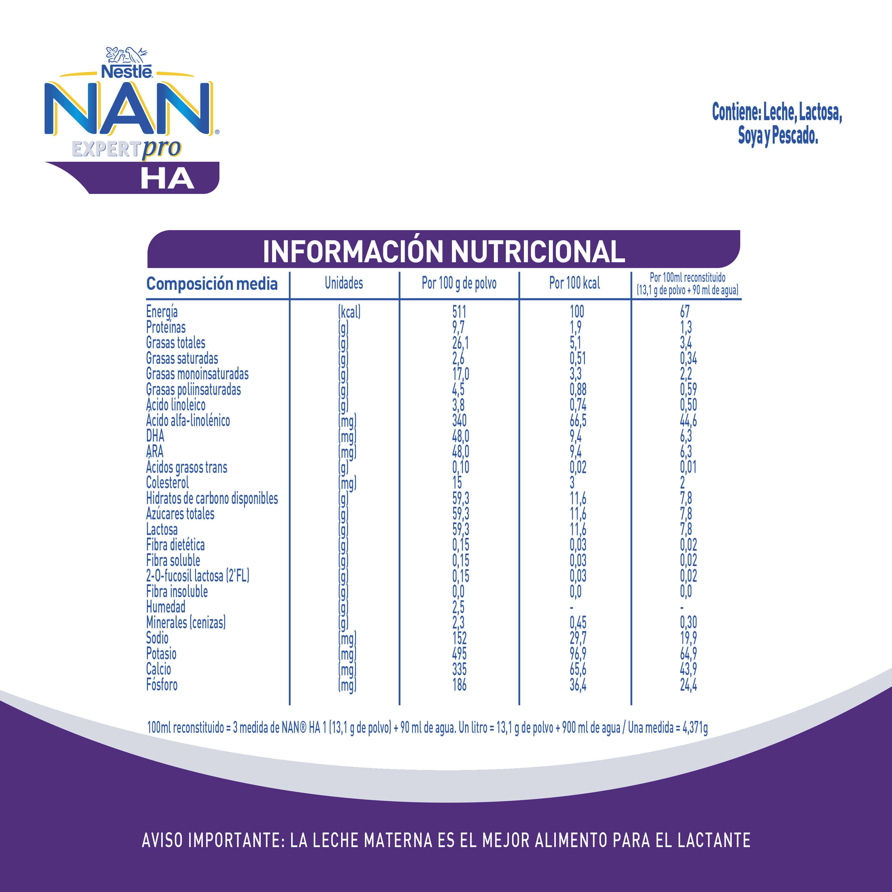 Fórmula Infantil NAN® HA Expertpro