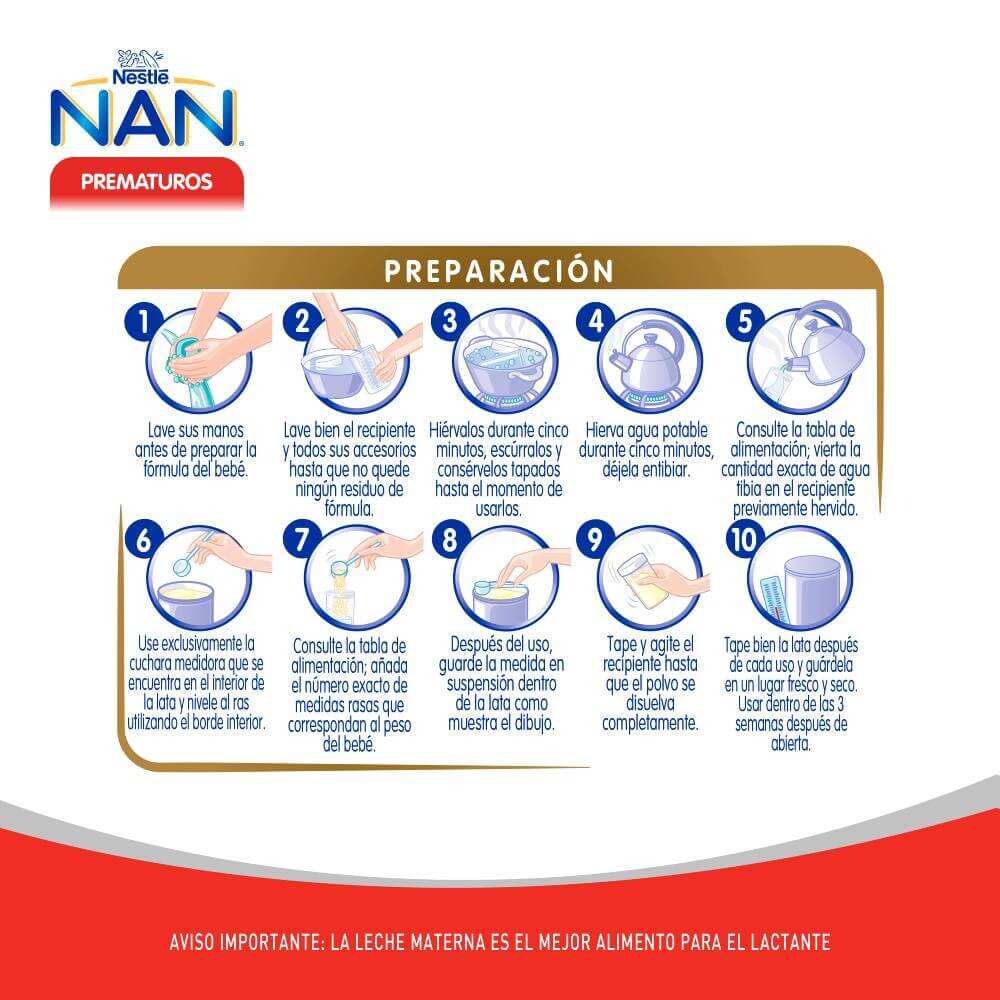 Fórmula Infantil NAN® Prematuros