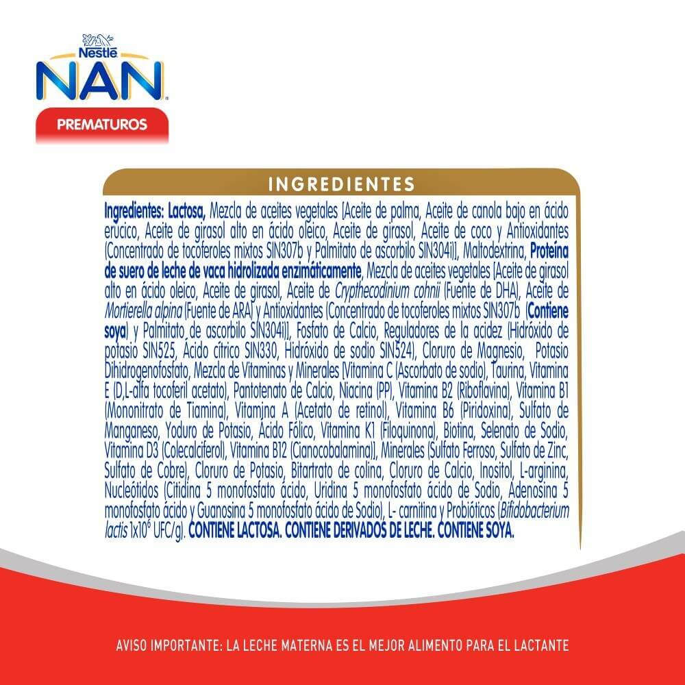 Fórmula Infantil NAN® Prematuros