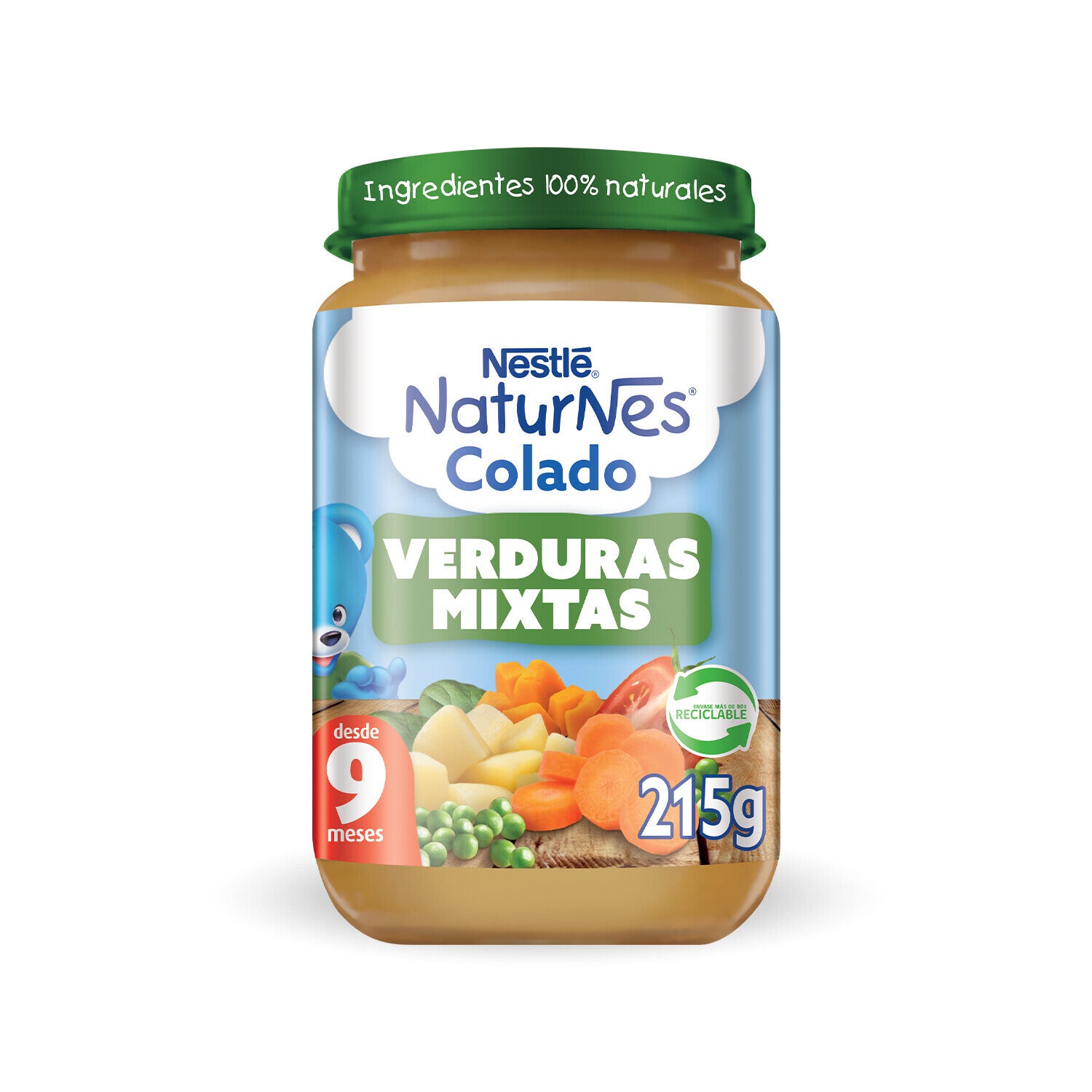 Colado Naturnes Verduras Mixtas 215g