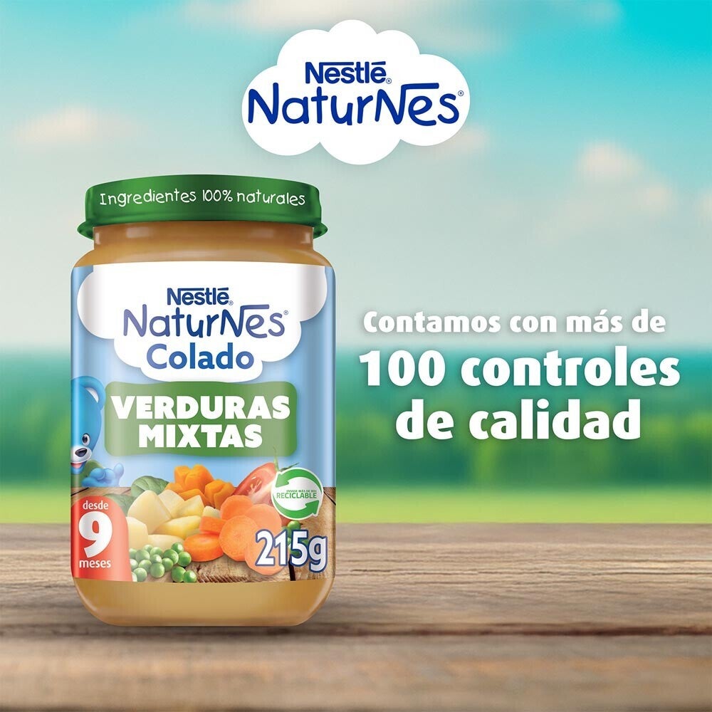 Colado Naturnes Verduras Mixtas 215g