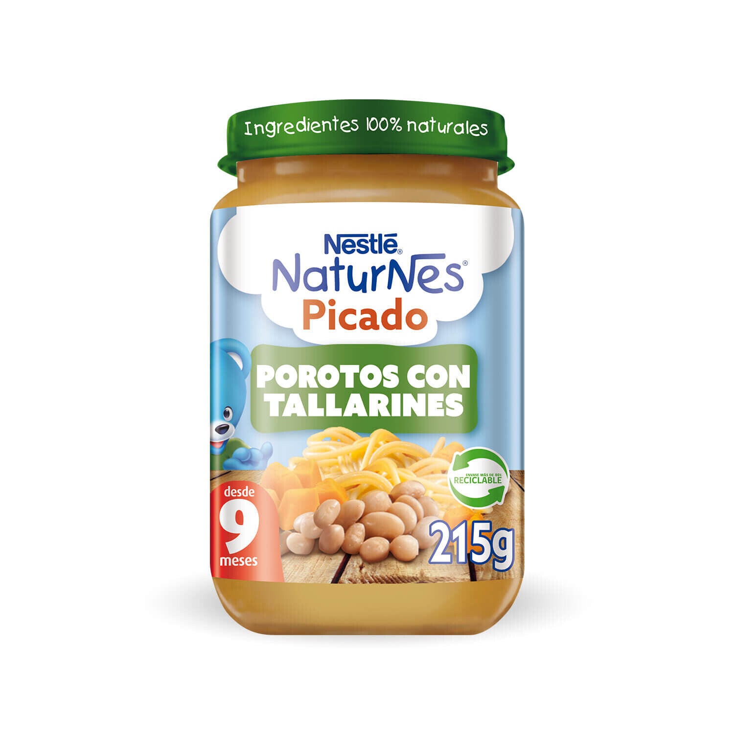 Picado Naturnes Porotos con Tallarines