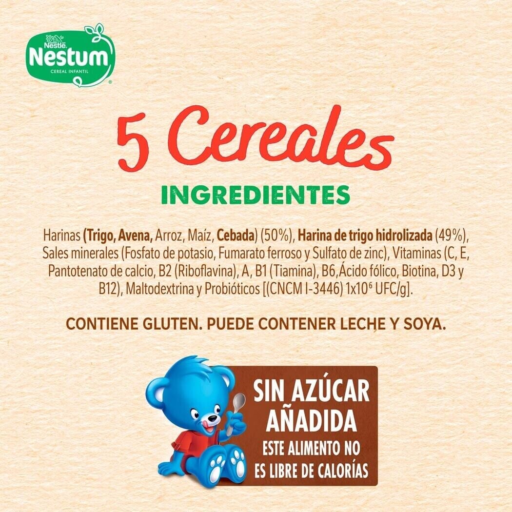 Cereal Infantil Nestum® 5 Cereales 250g