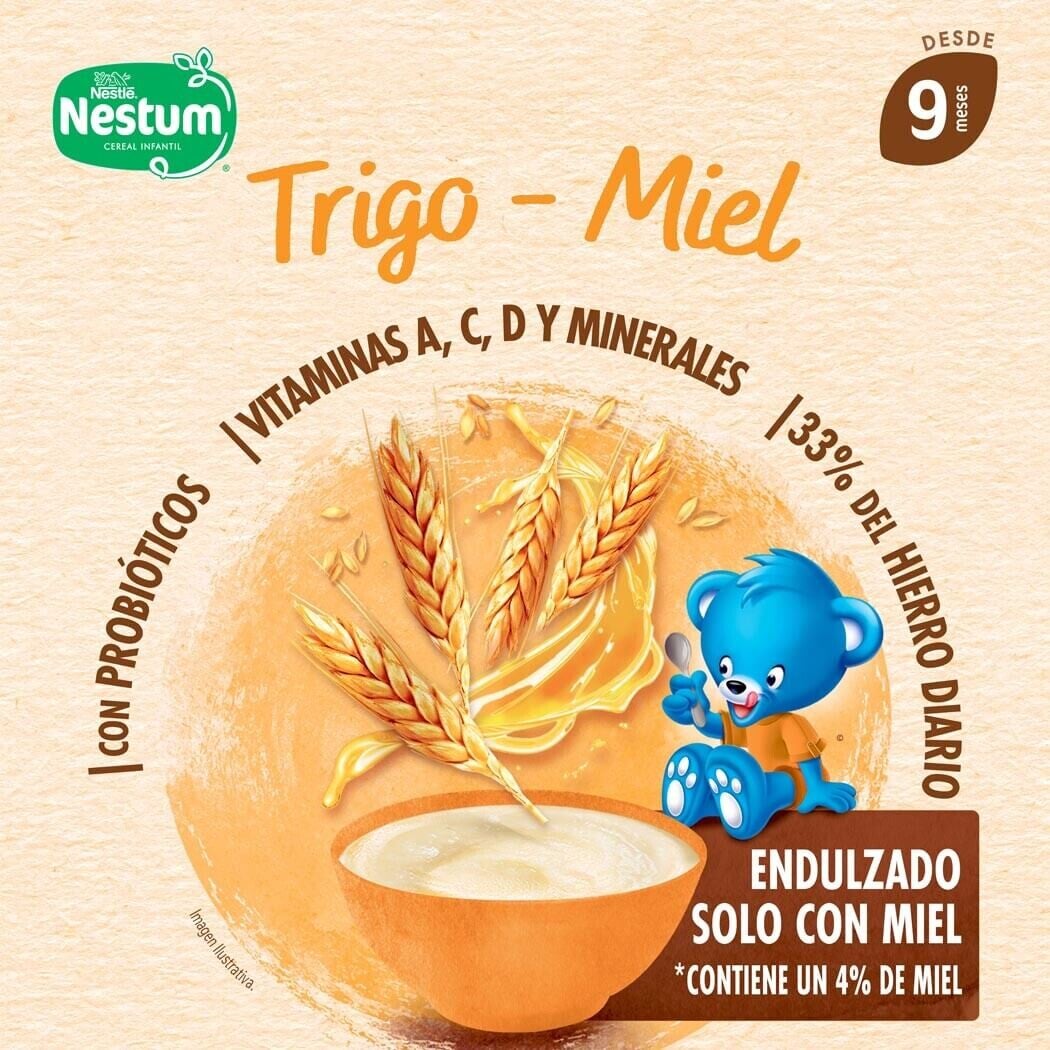 Cereal Infantil Nestum® Trigo y Miel 250g