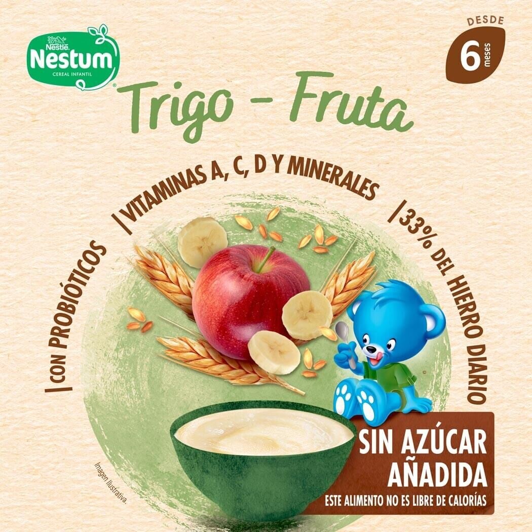 Cereal Infantil Nestum® Trigo y Frutas 250g