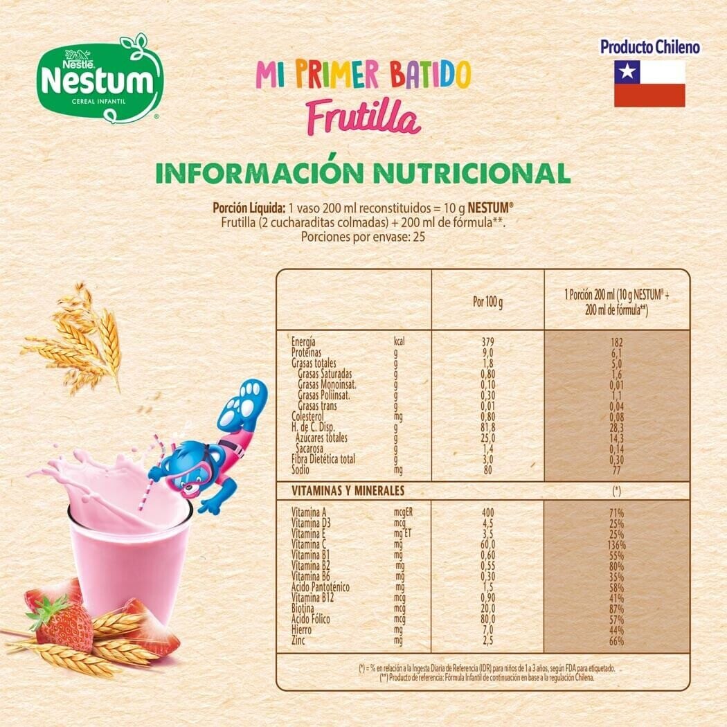 Cereal Infantil Nestum Frutilla® 250g