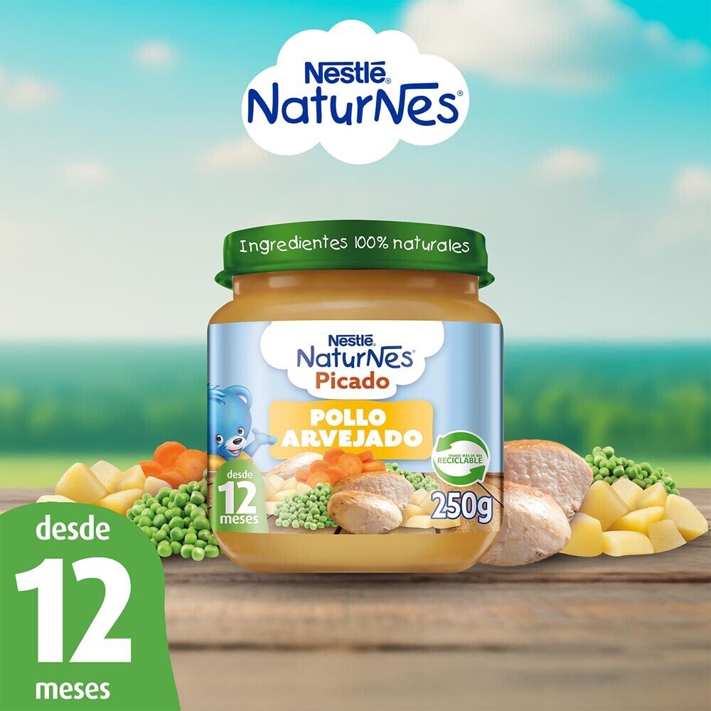 Picado Naturnes Pollo Arvejado 250g