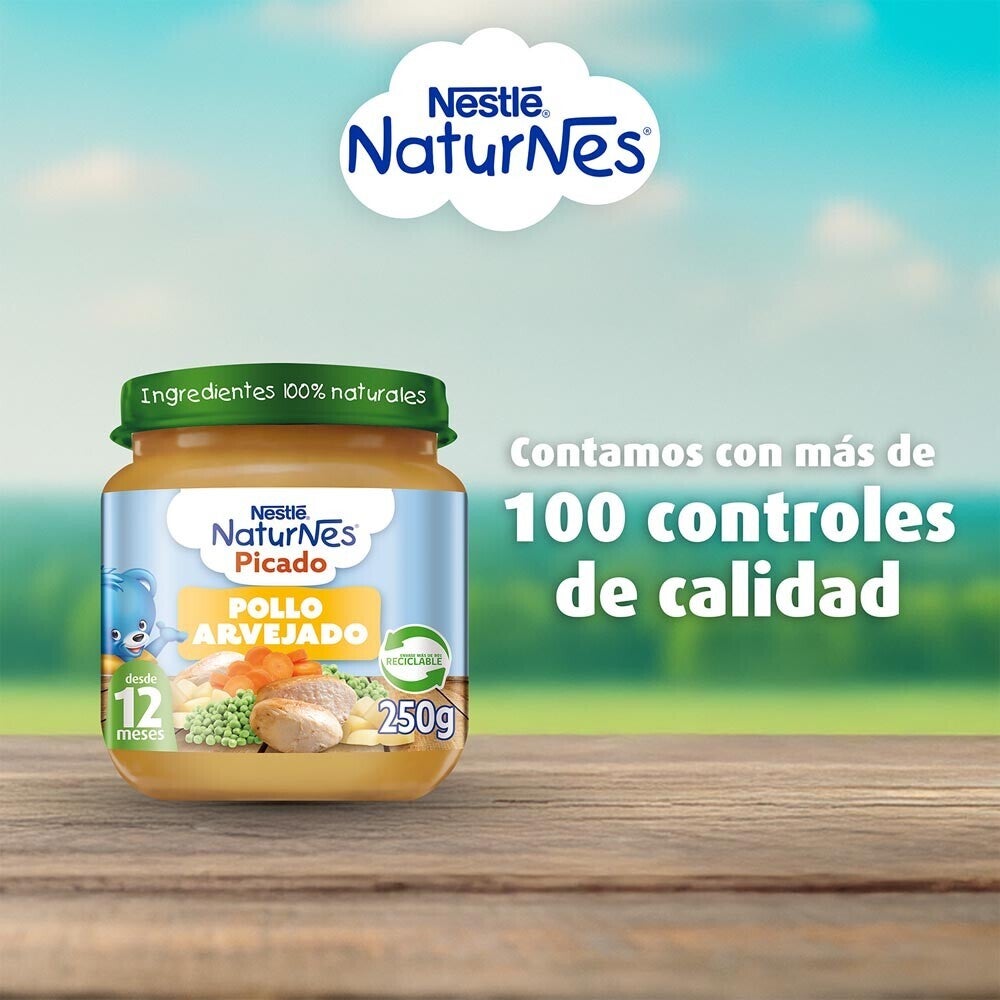 Picado Naturnes Pollo Arvejado 250g