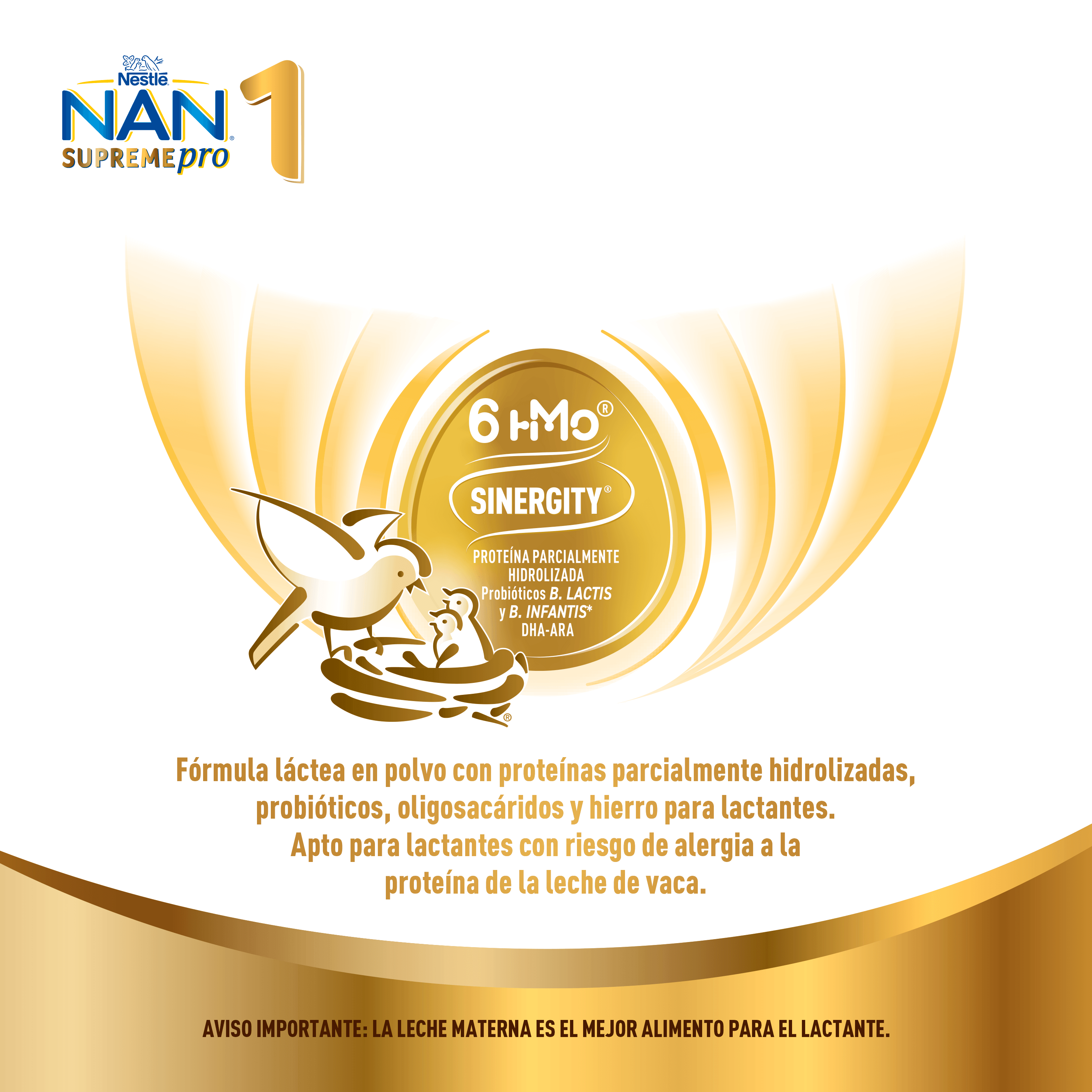 Fórmula Infantil NAN® 1 SupremePro 800g 