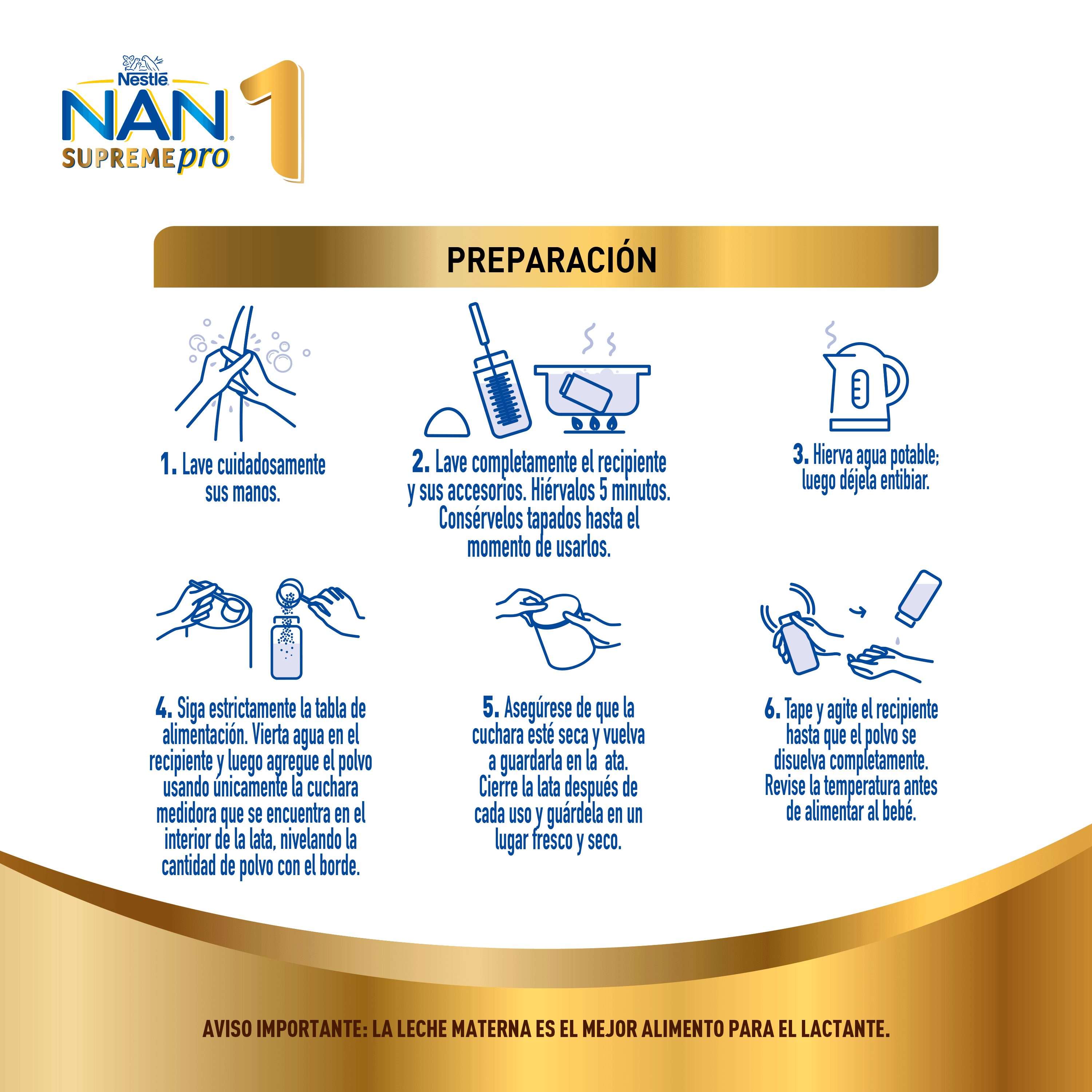 Fórmula Infantil NAN® 1 SupremePro 800g 