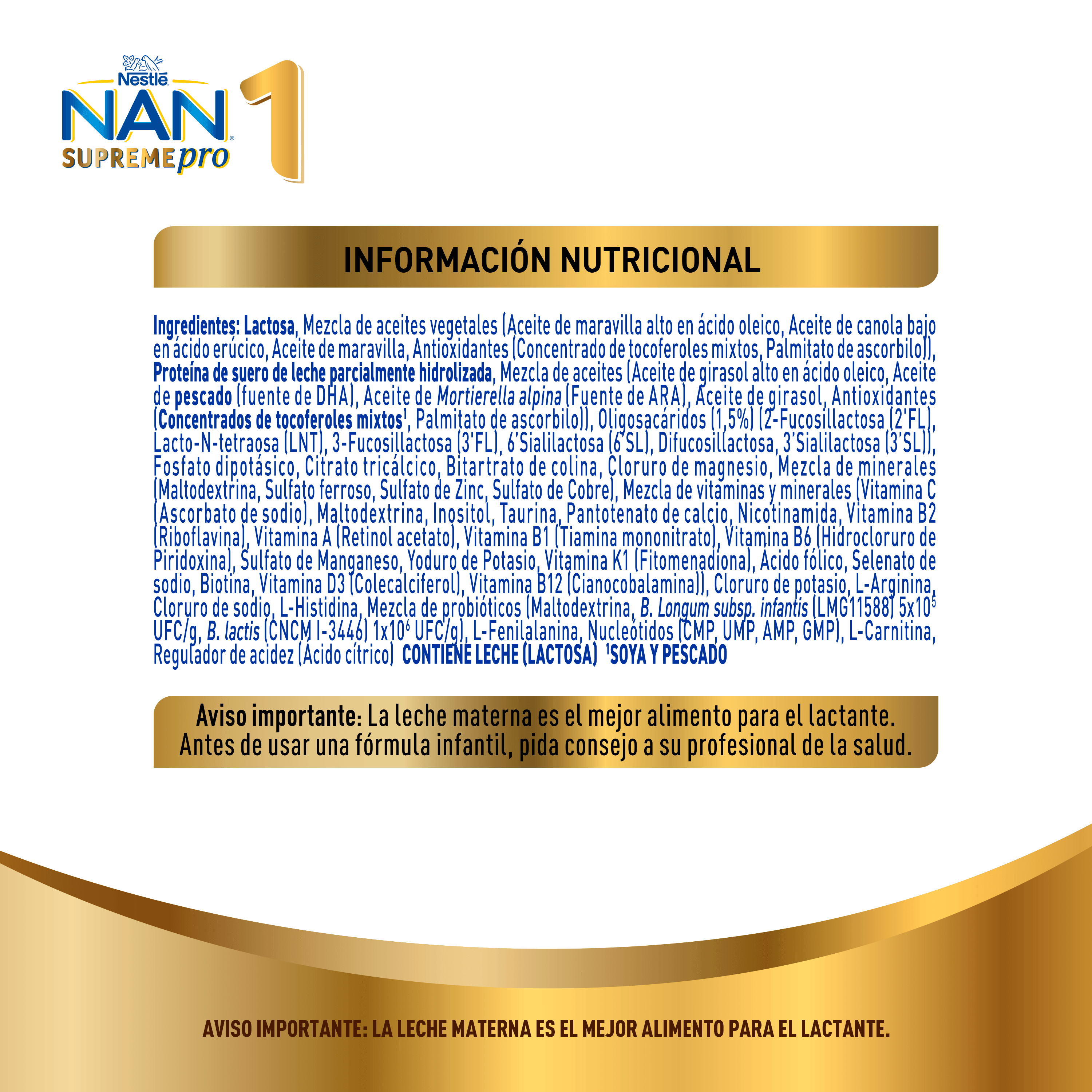 Fórmula Infantil NAN® 1 SupremePro 800g 