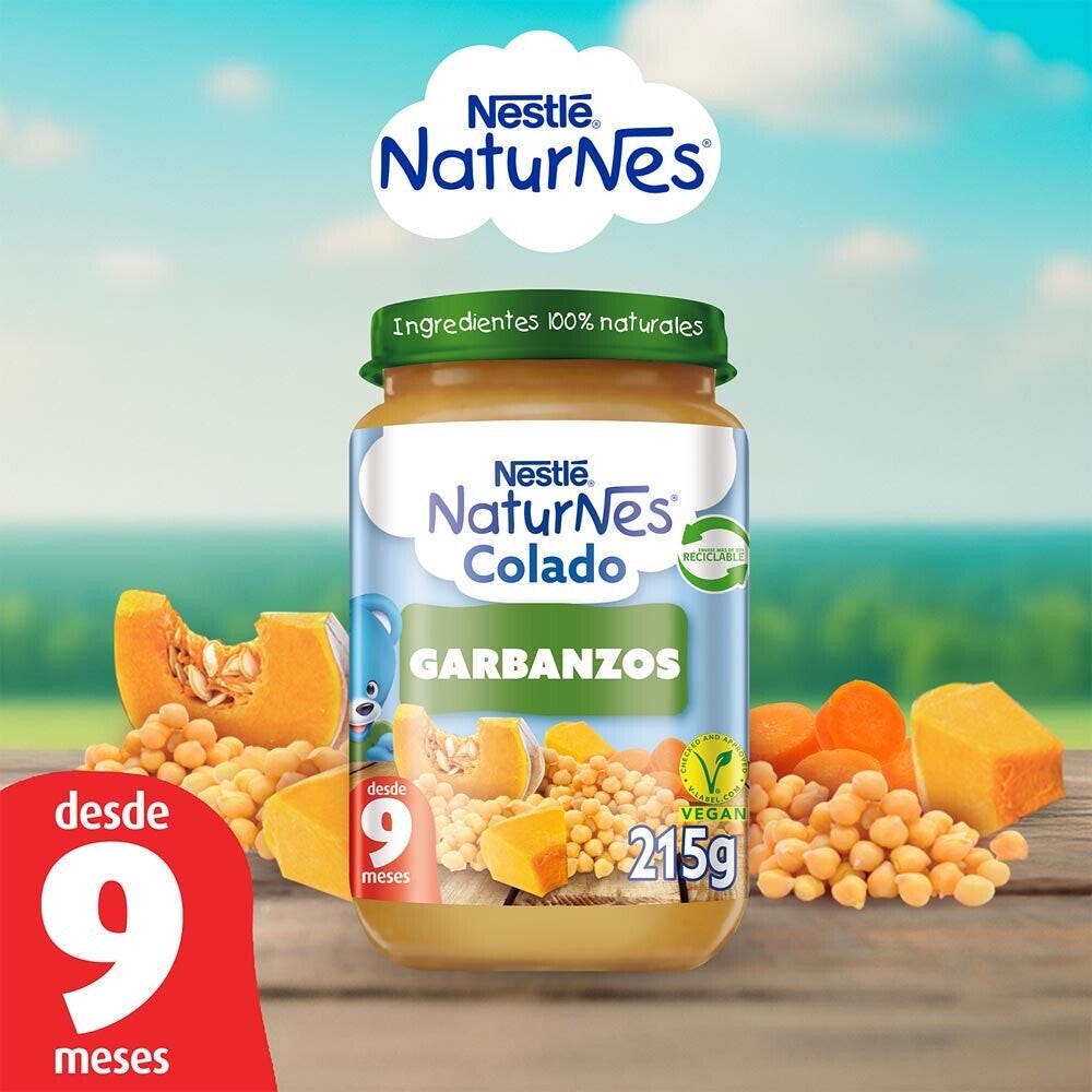 Colado Naturnes Garbanzos 215g
