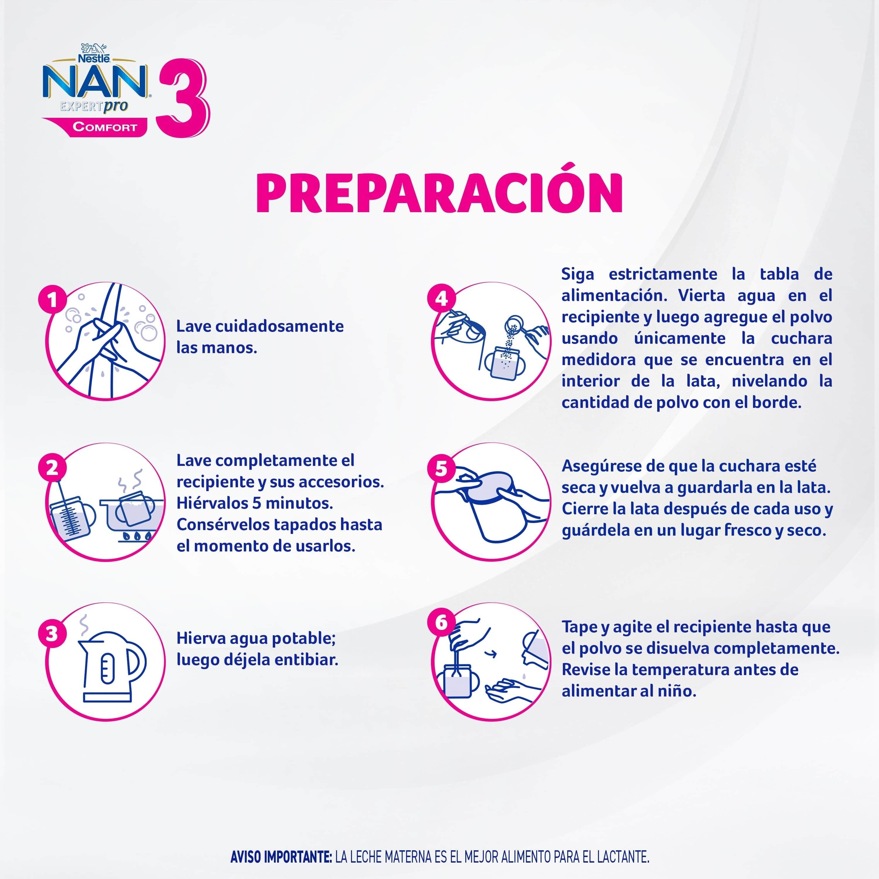 Fórmula Infantil NAN® Comfort Expertpro Etapa 3 800g