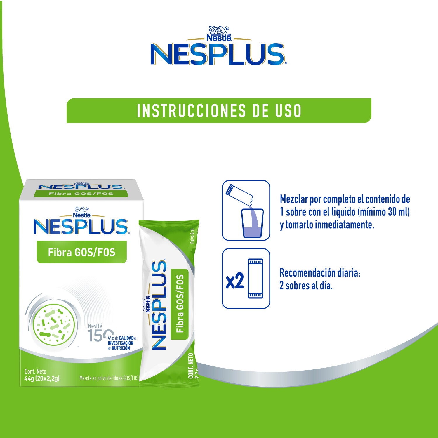 Prebioticos NESPLUS® Fibra GOS/FOS 