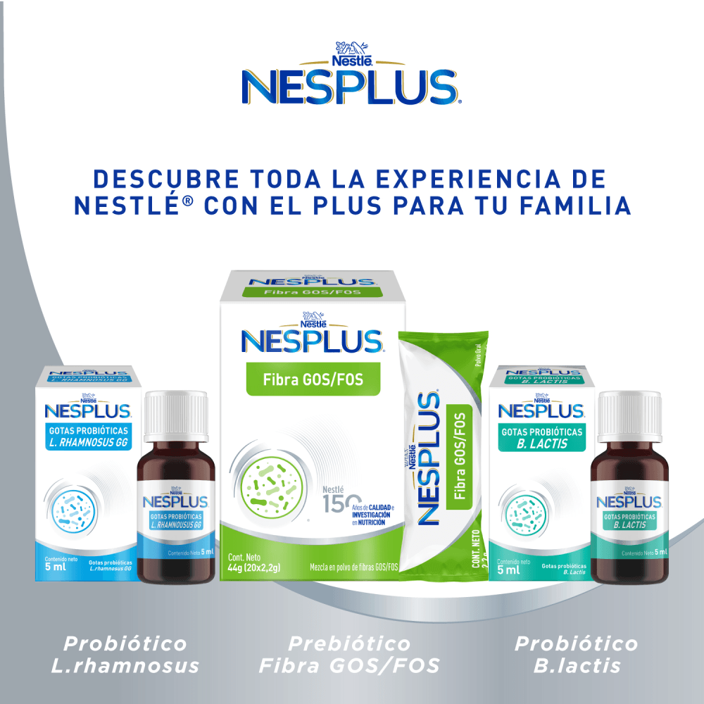 Prebioticos NESPLUS®  Fibra GOS/FOS 44 g (20 sobres)
