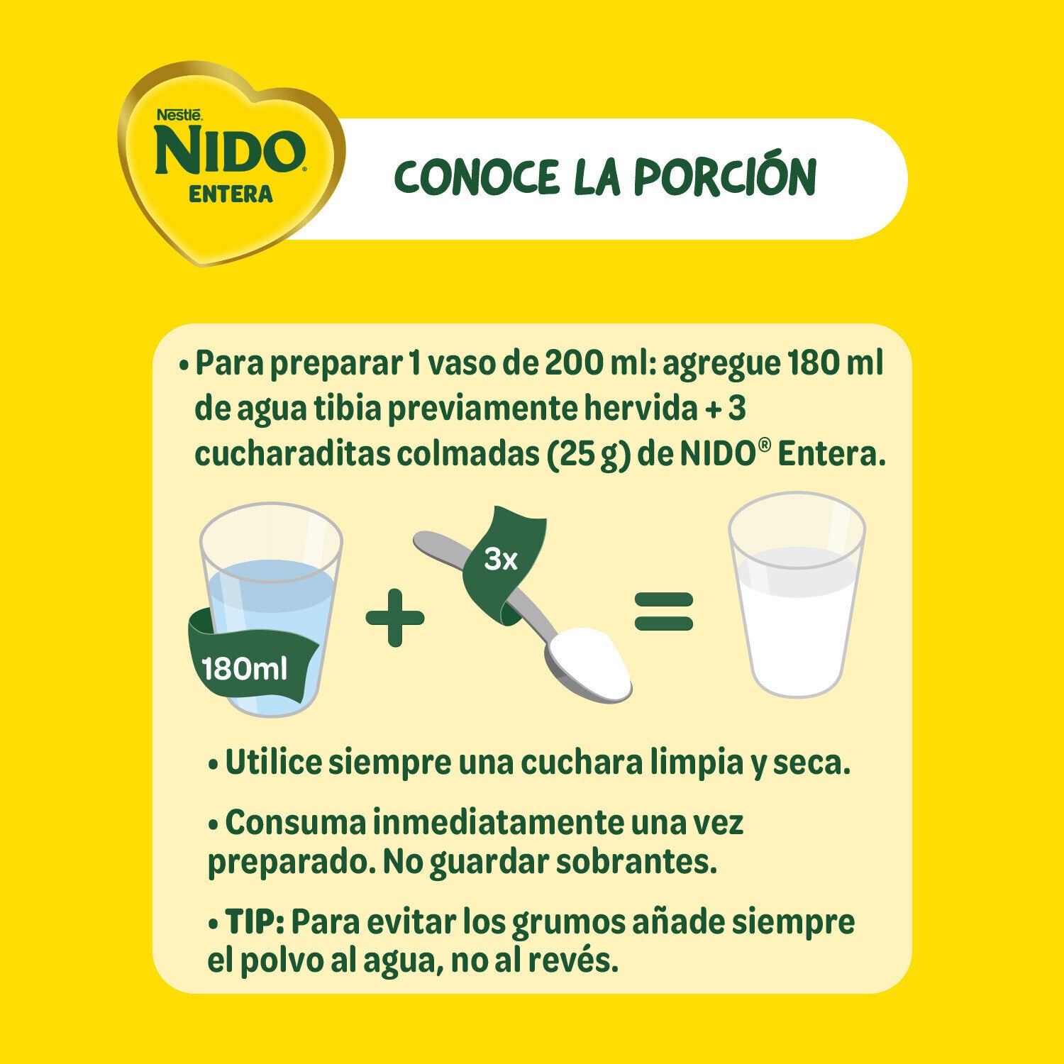 Leche en Polvo NIDO® Entera