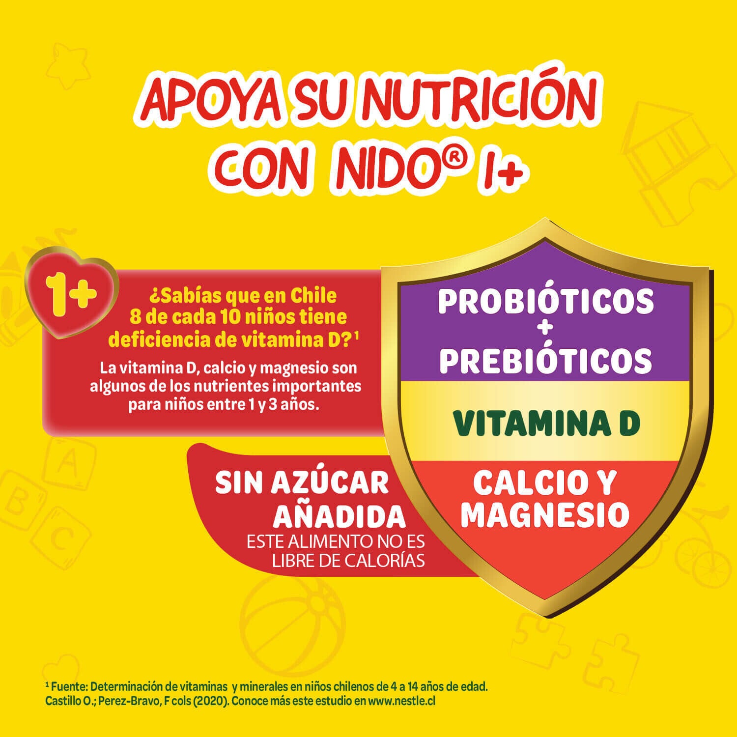 Fórmula Láctea NIDO® 1+