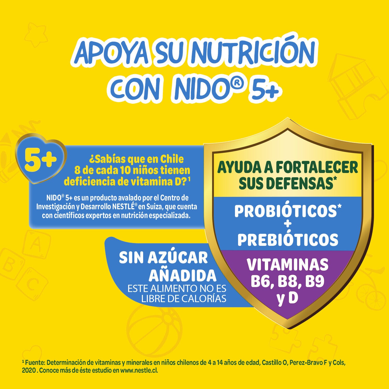 Leche en Polvo NIDO® 5+