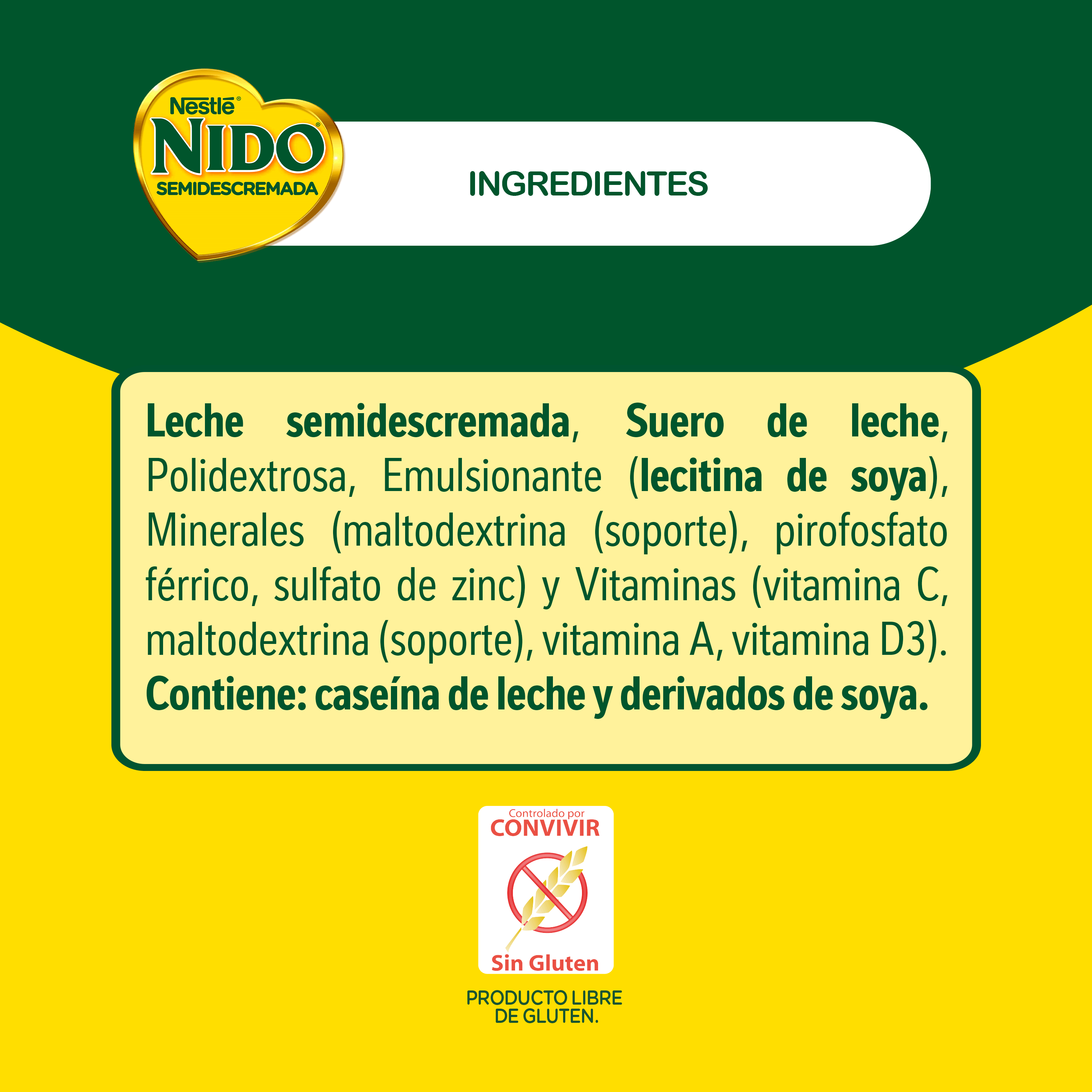 Nido Semidescremada
