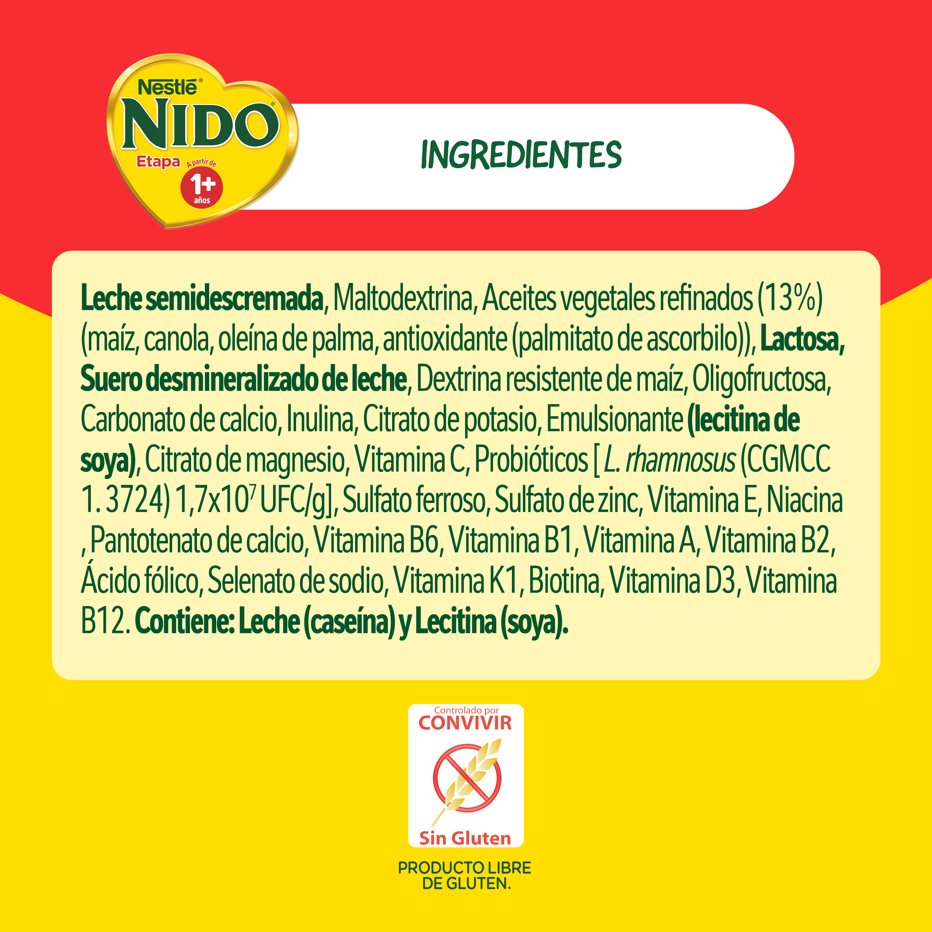 Fórmula Láctea NIDO® 1+
