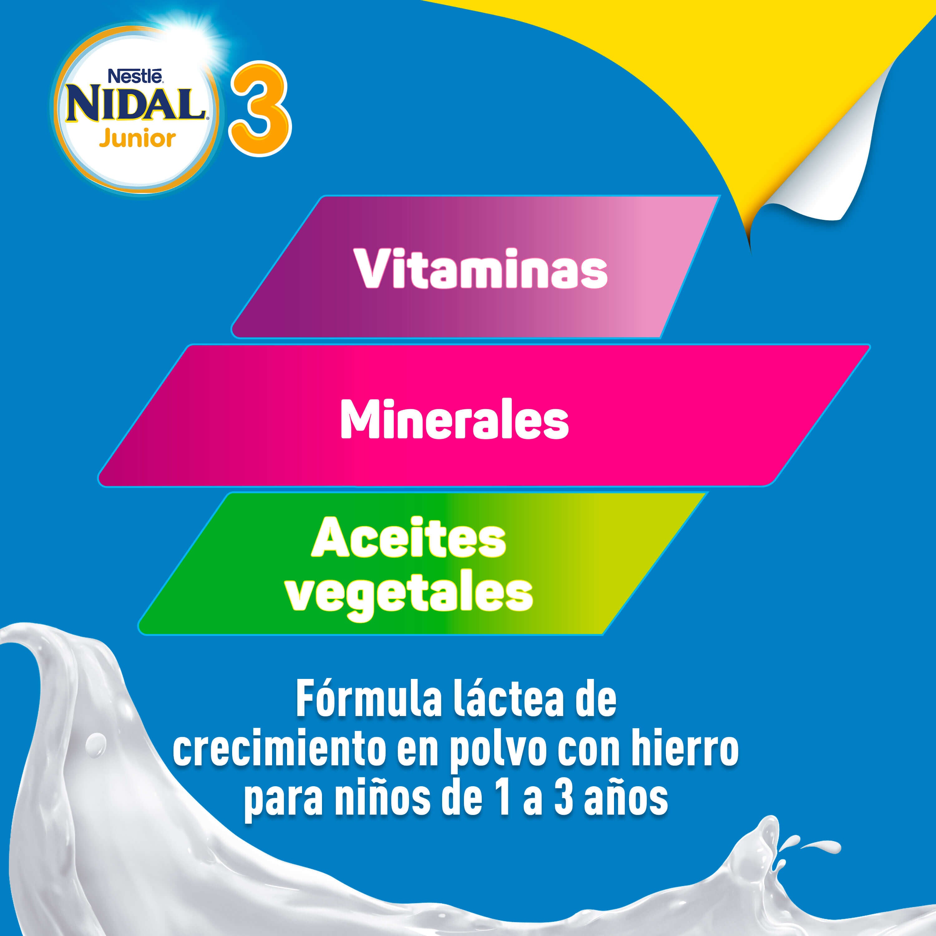 Fórmula Láctea NIDAL® 3 Junior