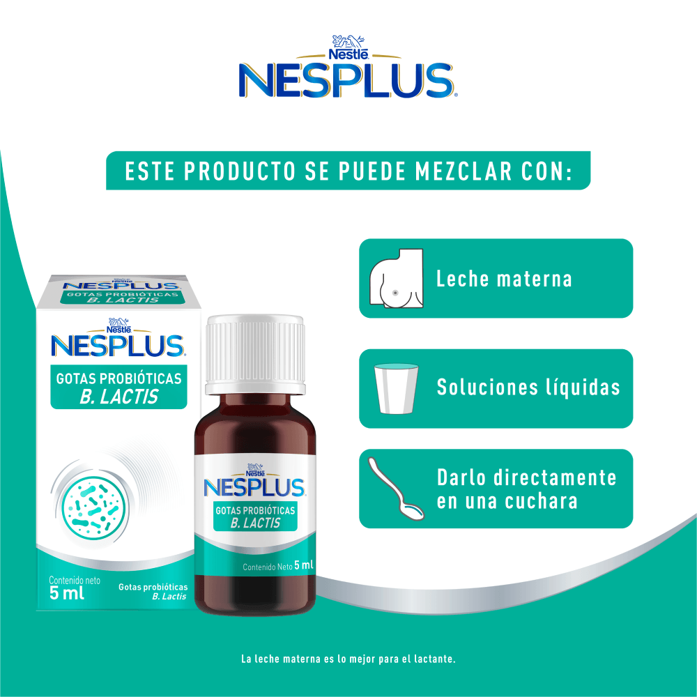 "Probióticos NESPLUS® B.Lactis 5ml  "