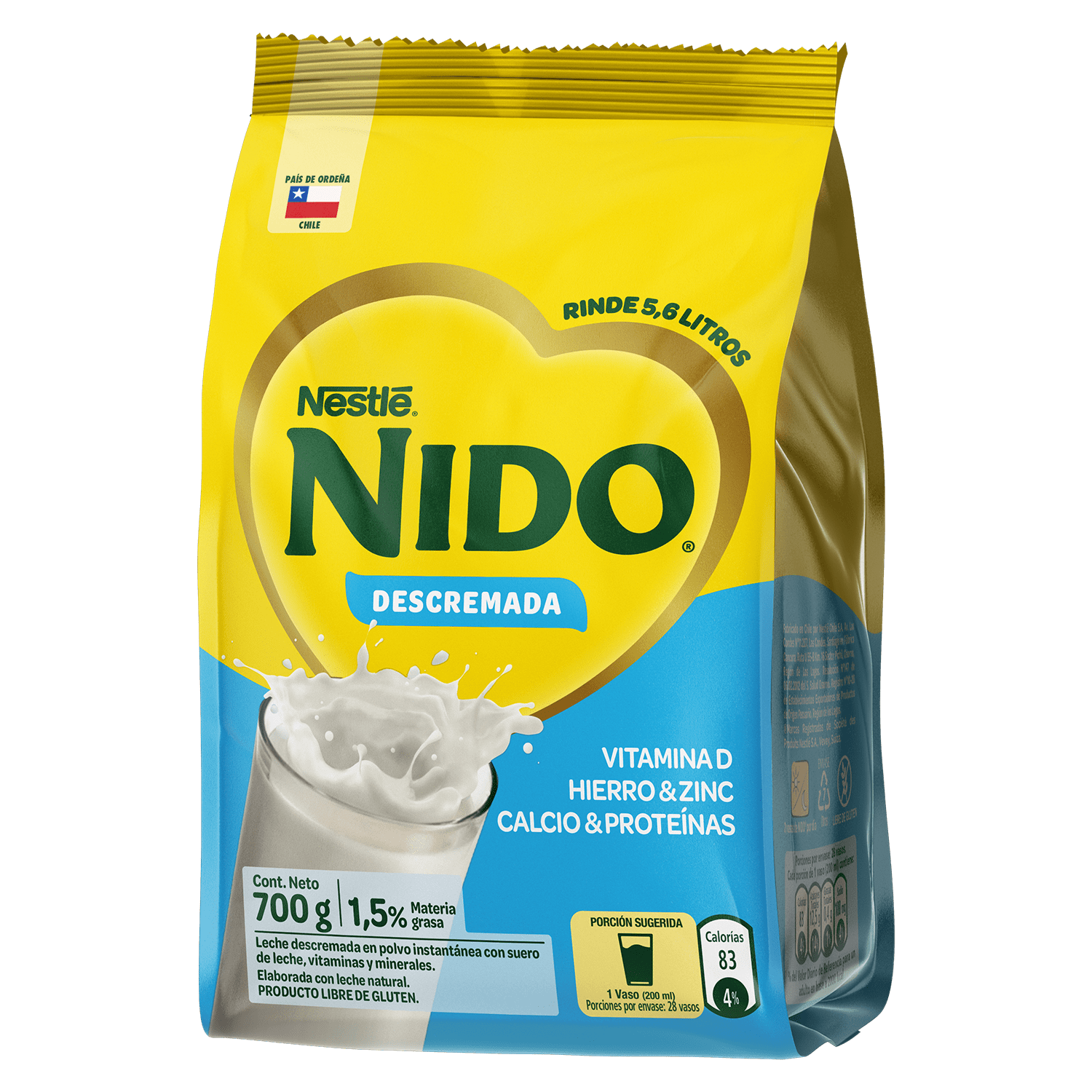 Nido descremada