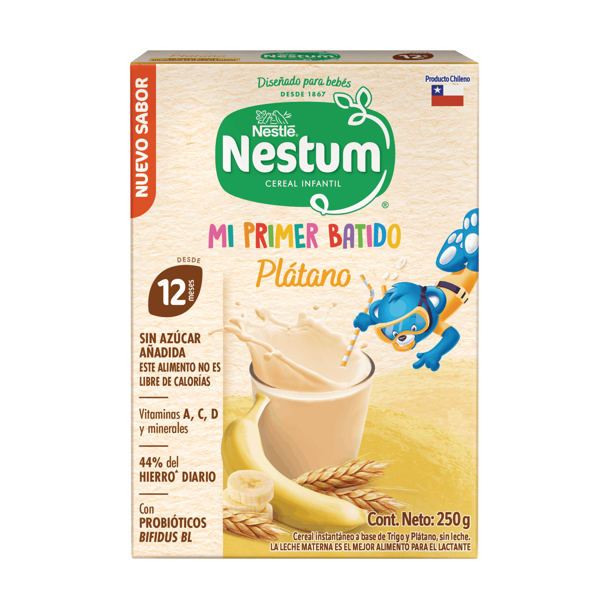 Cereal Infantil Nestum Plátano 250g