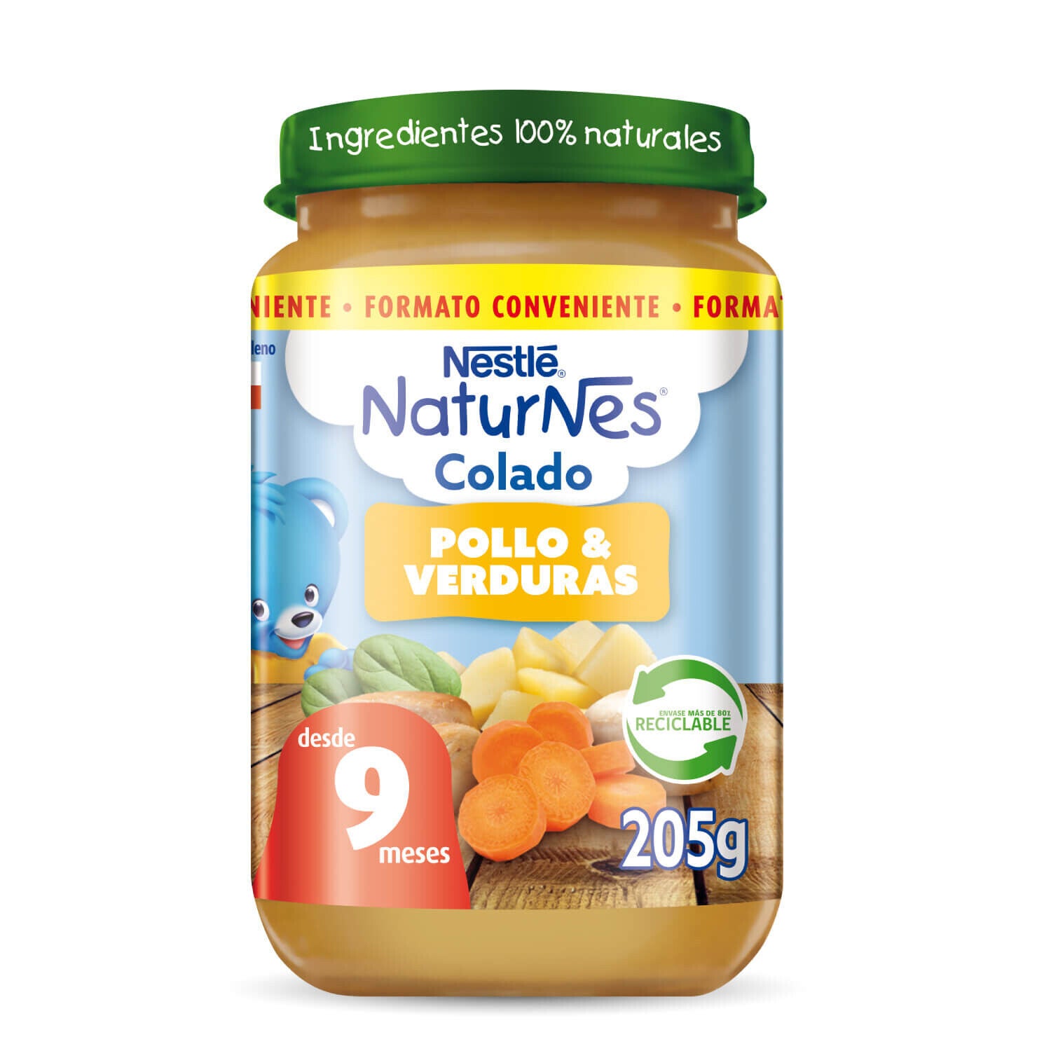 Colado Naturnes® Pollo y Verduras