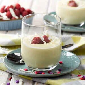 Cremoso de chocolate Blanco y Vainilla