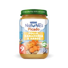 Picado Naturnes Pollo, Zanahoria y Arroz 215g