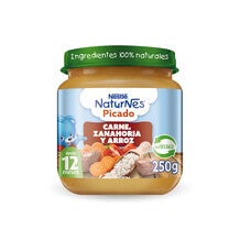 Picado Naturnes Carne, Zanahoria y Arroz 250g