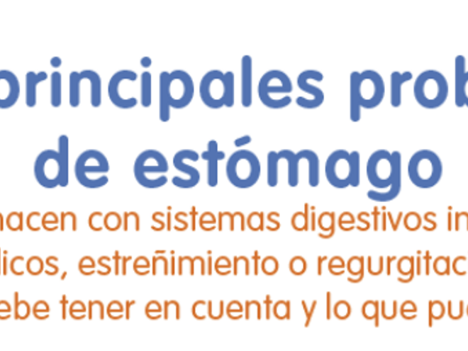 Principales problemas de estómago del bebé Principales problemas de estómago del bebé