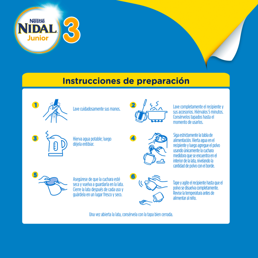 Fórmula Láctea NIDAL® 3  Junior 800g 