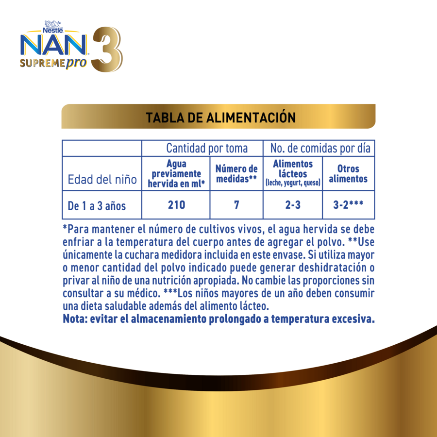 Fórmula Infantil NAN® 3 SupremePro 800g 