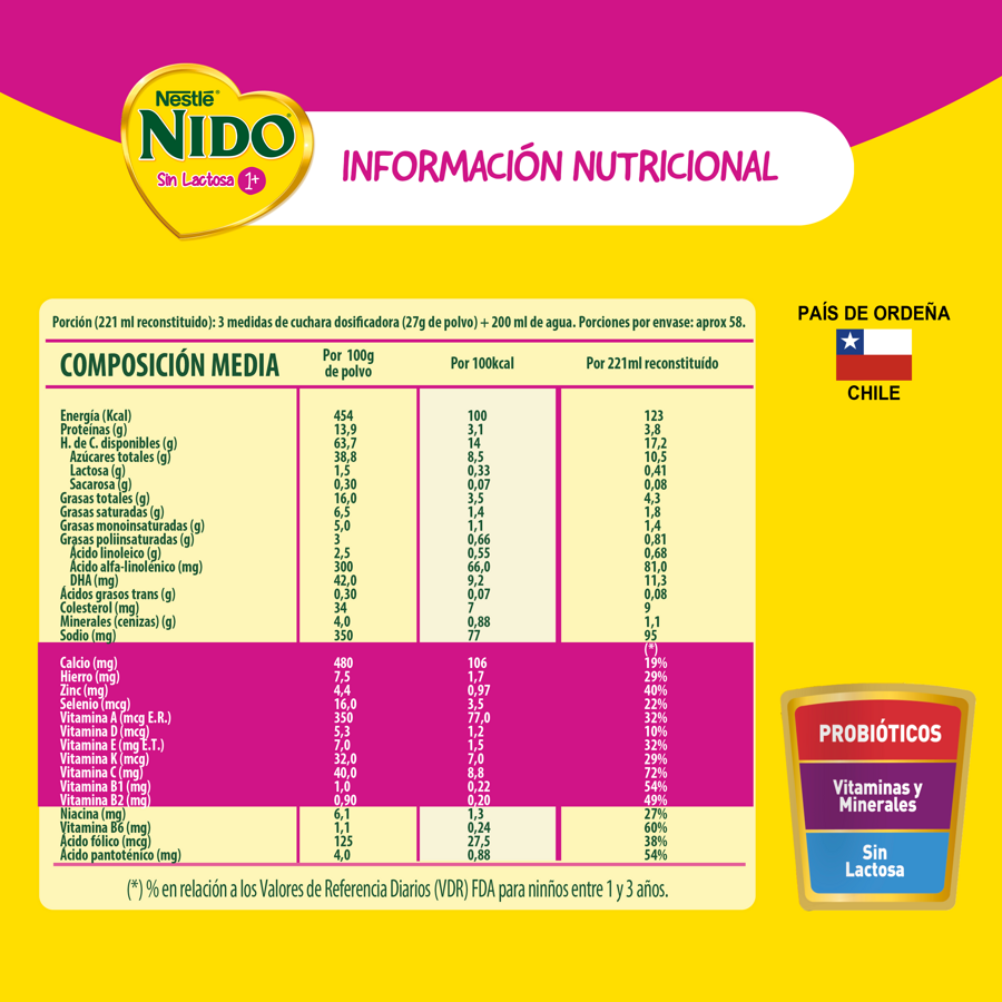 Nido Sin Lactosa