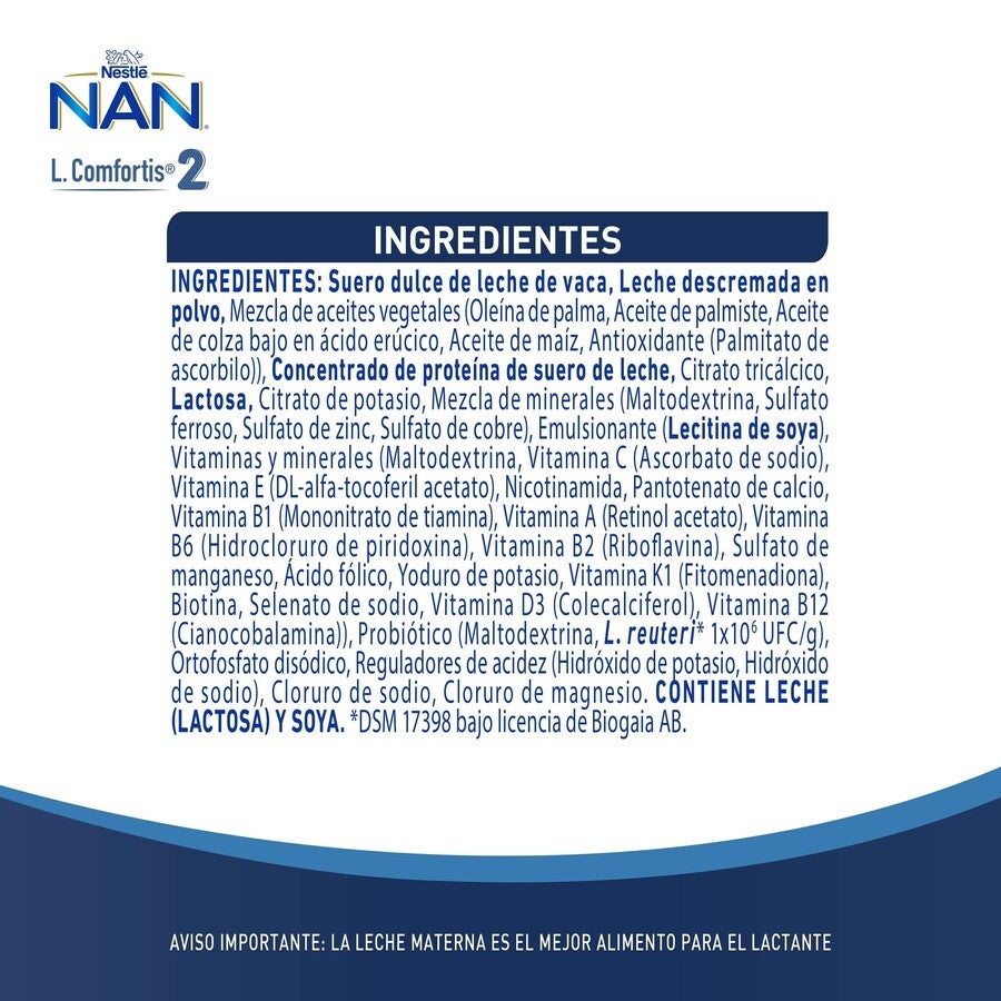 Fórmula Infantil NAN® 2 L Comfortis 800g
