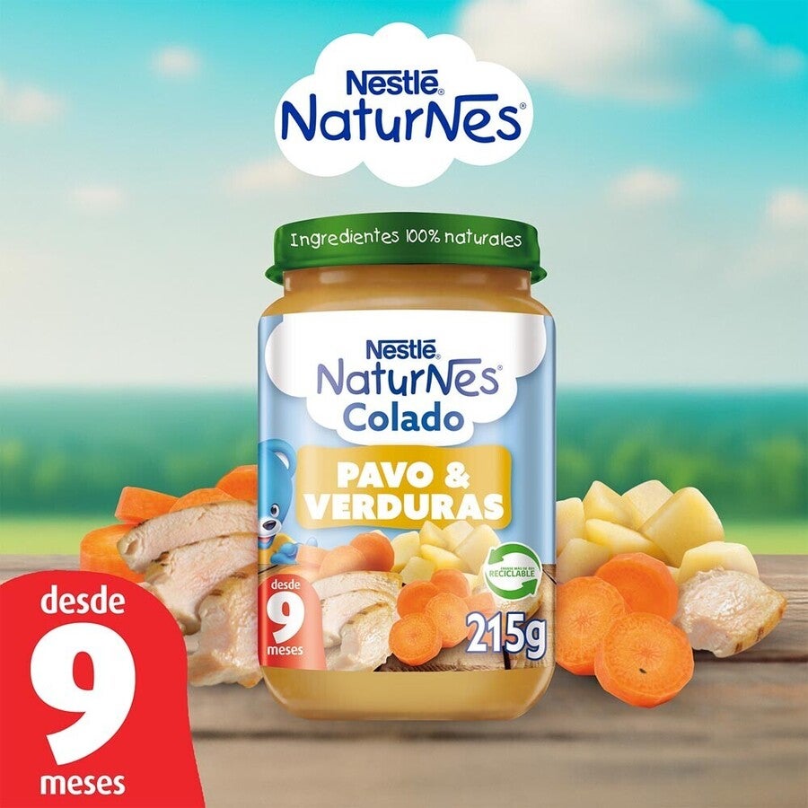 Colado Naturnes Pavo y Verduras 215g