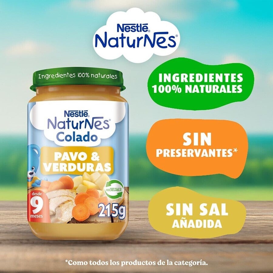 Colado Naturnes Pavo y Verduras 215g